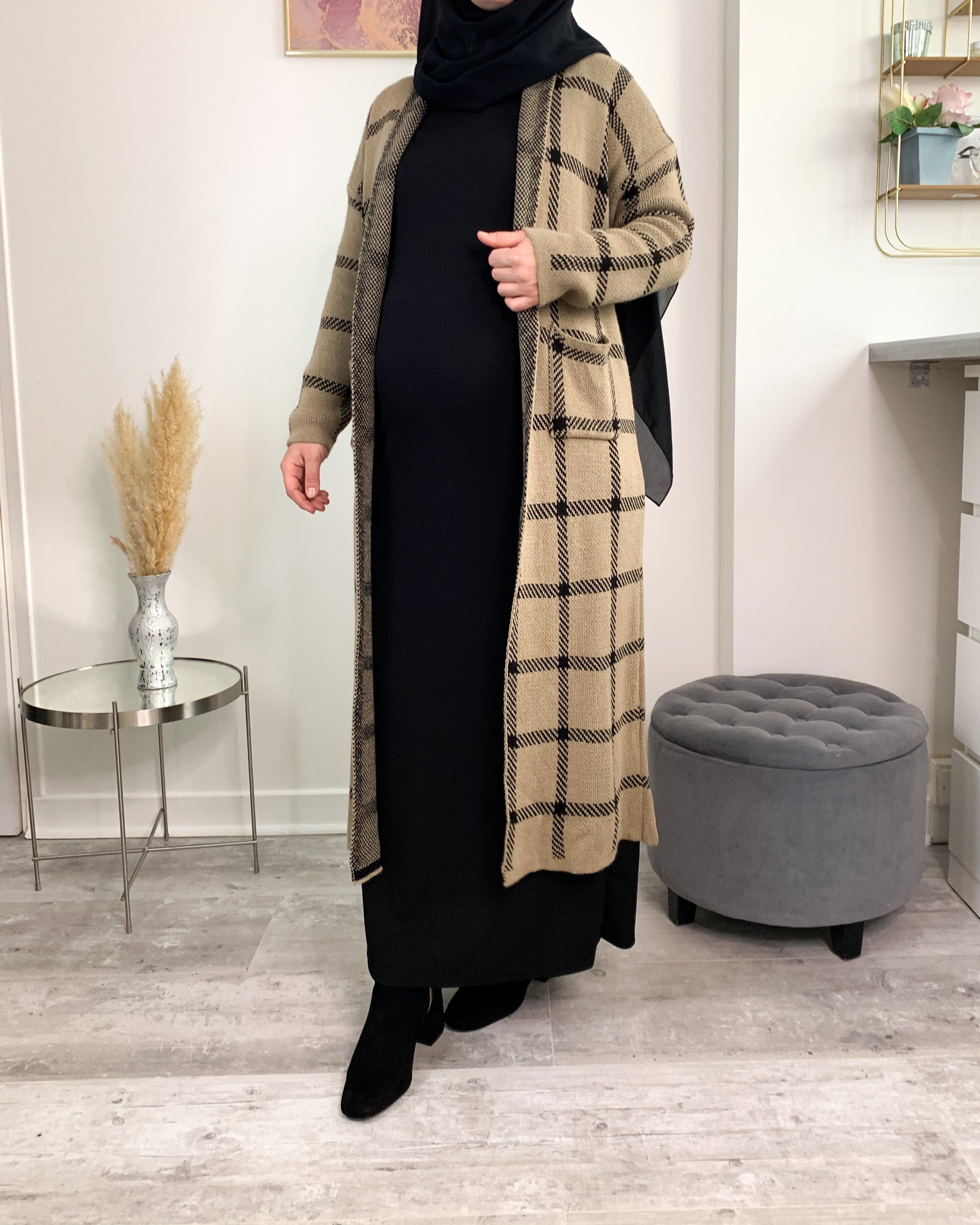 Gilet à carreaux