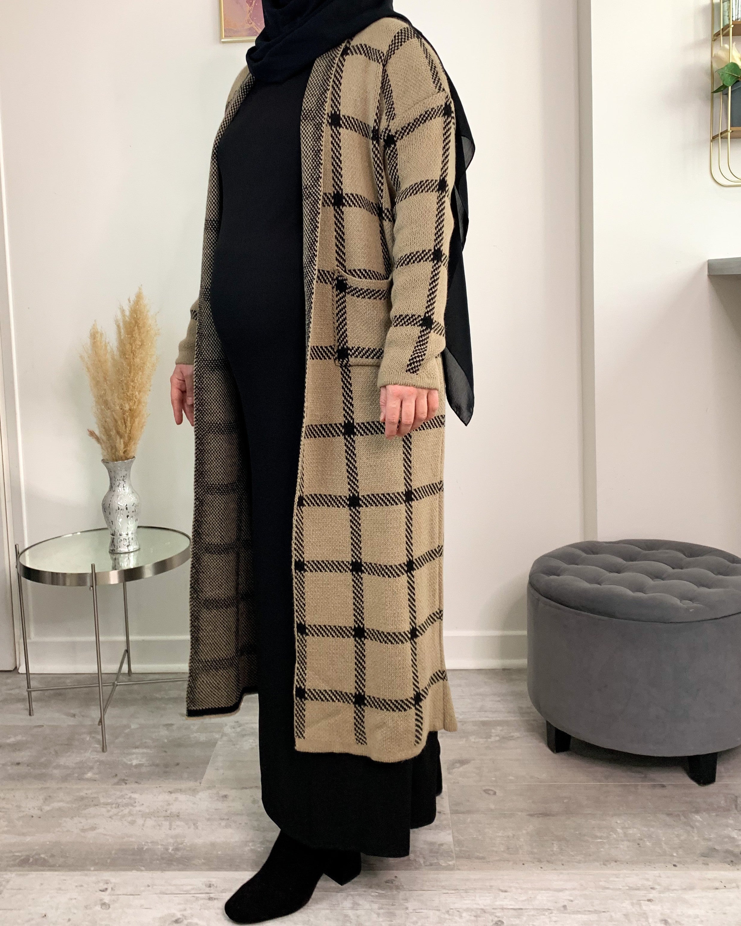 Gilet à carreaux