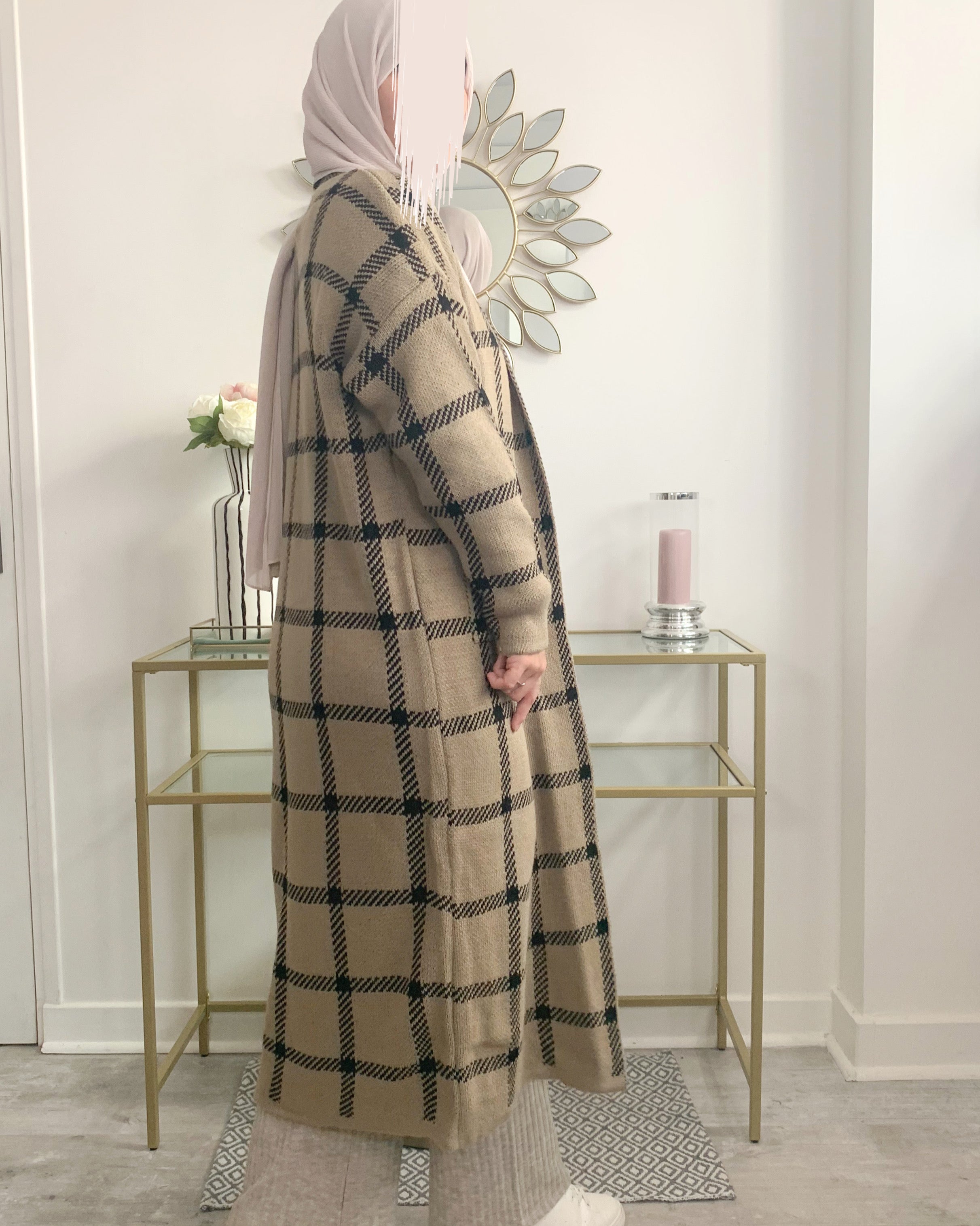 Gilet à carreaux