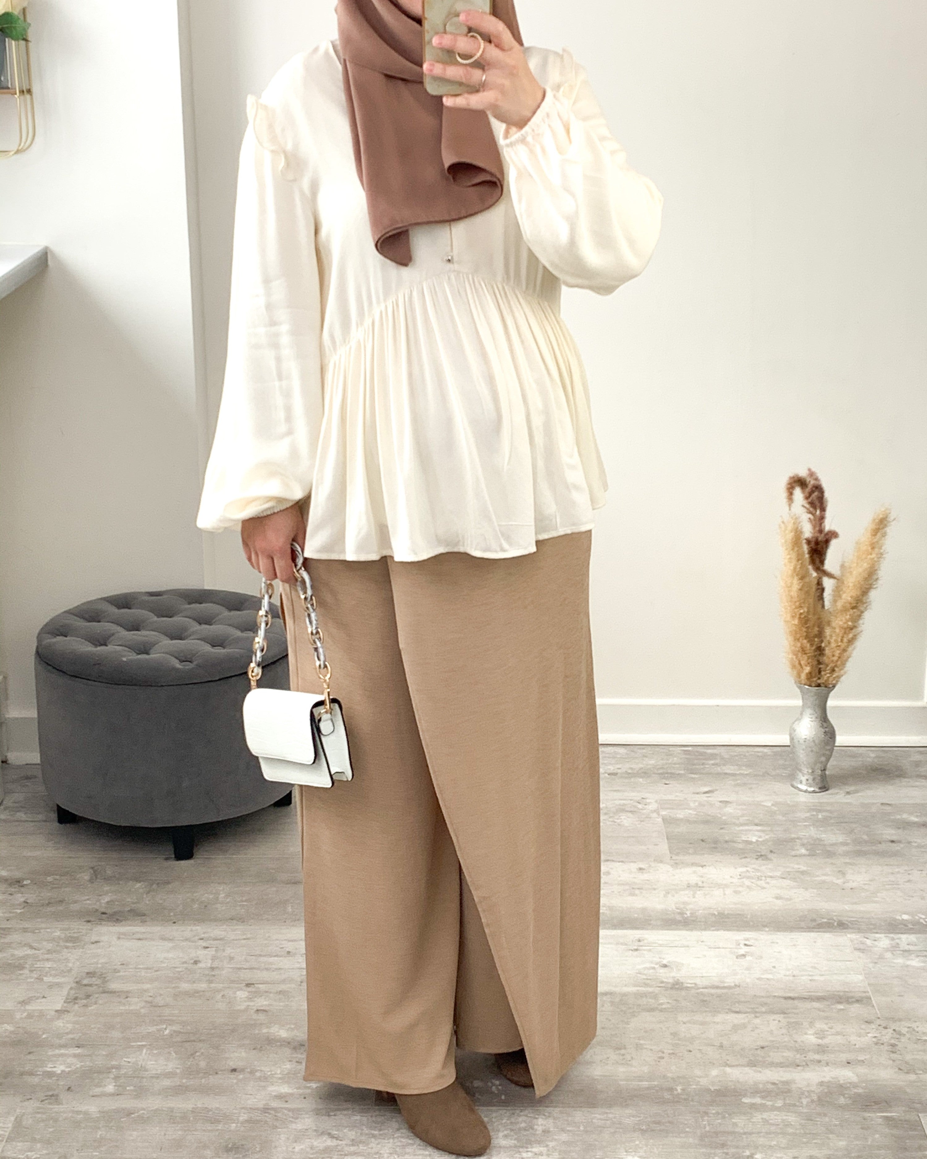 Pantalon effet jupe