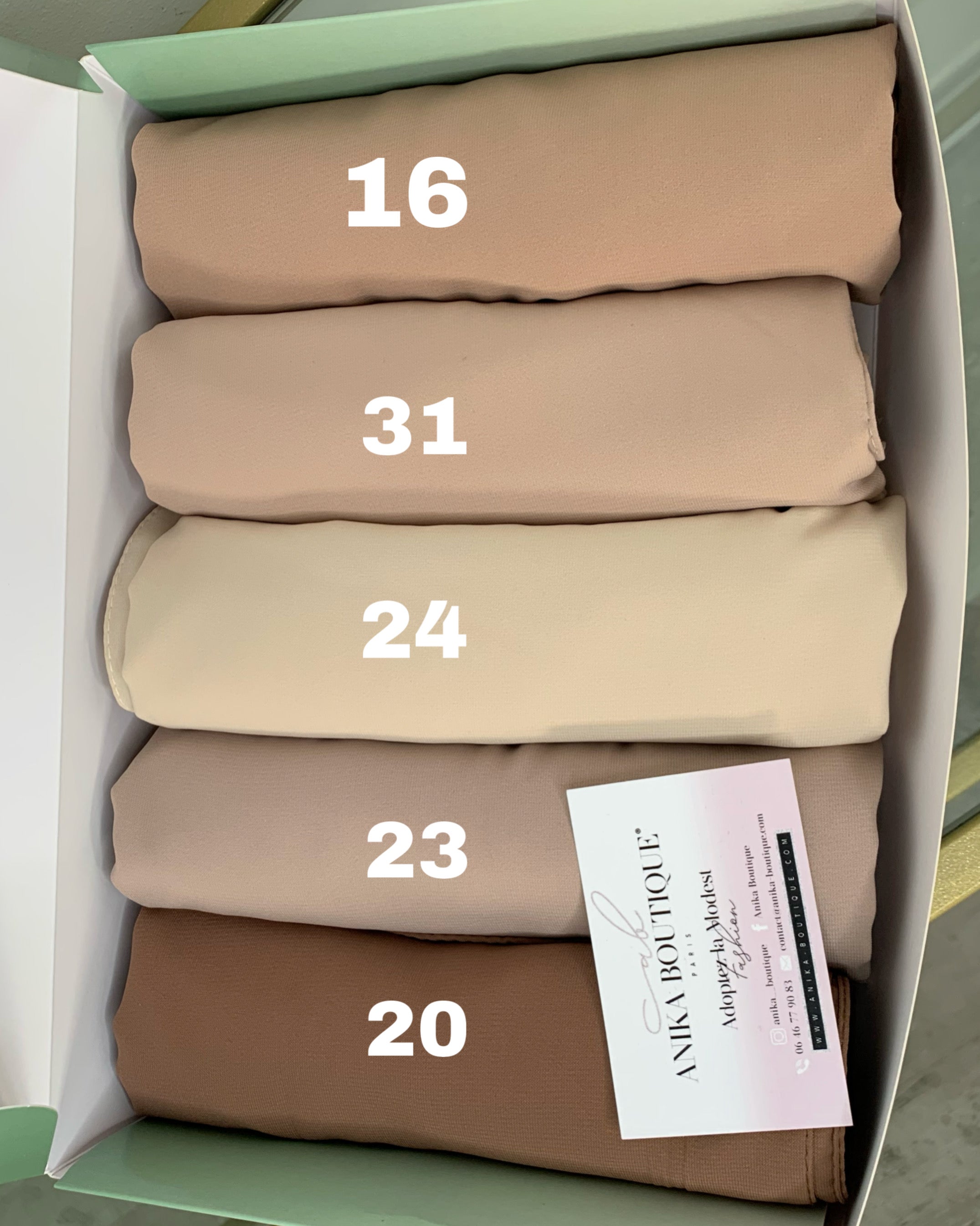 Hijab soie de Medine Larissa