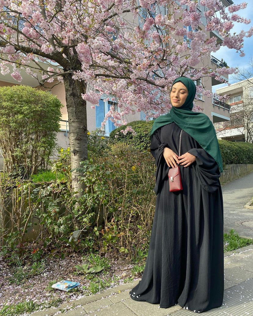 Abaya NOURA manches bouffantes