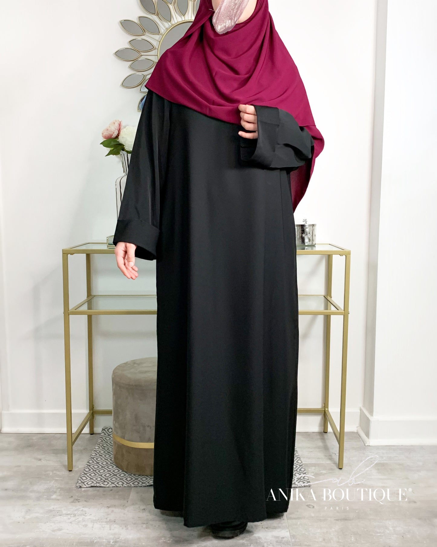 Abaya basic noire