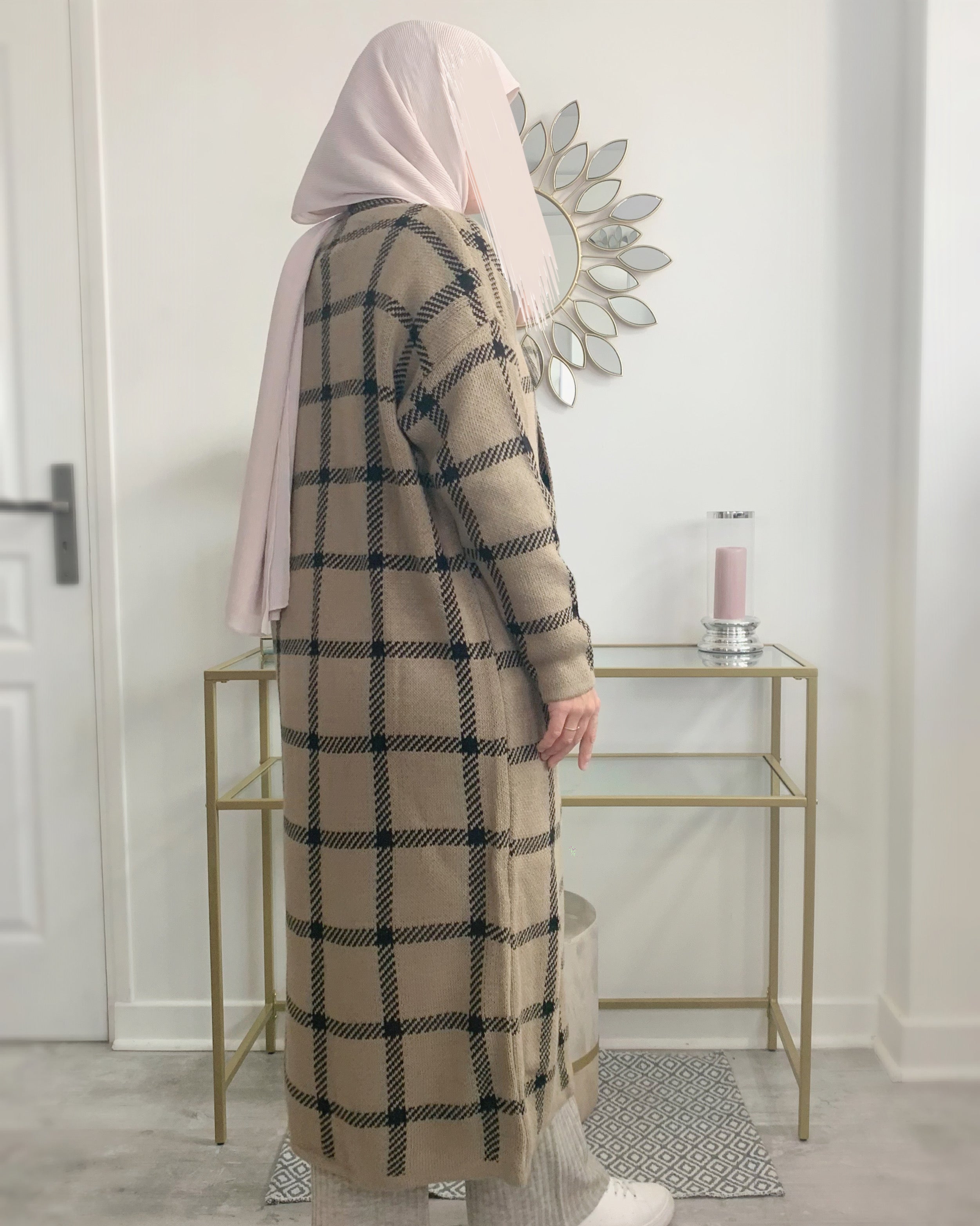 Gilet à carreaux