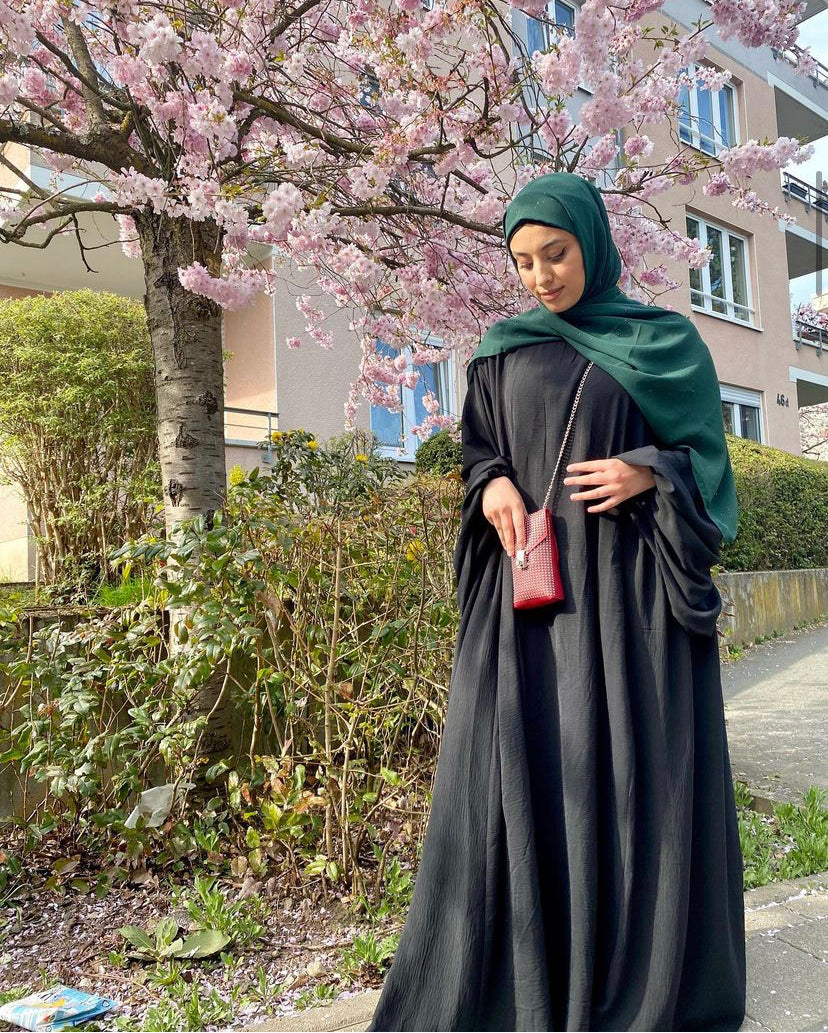 Abaya NOURA manches bouffantes