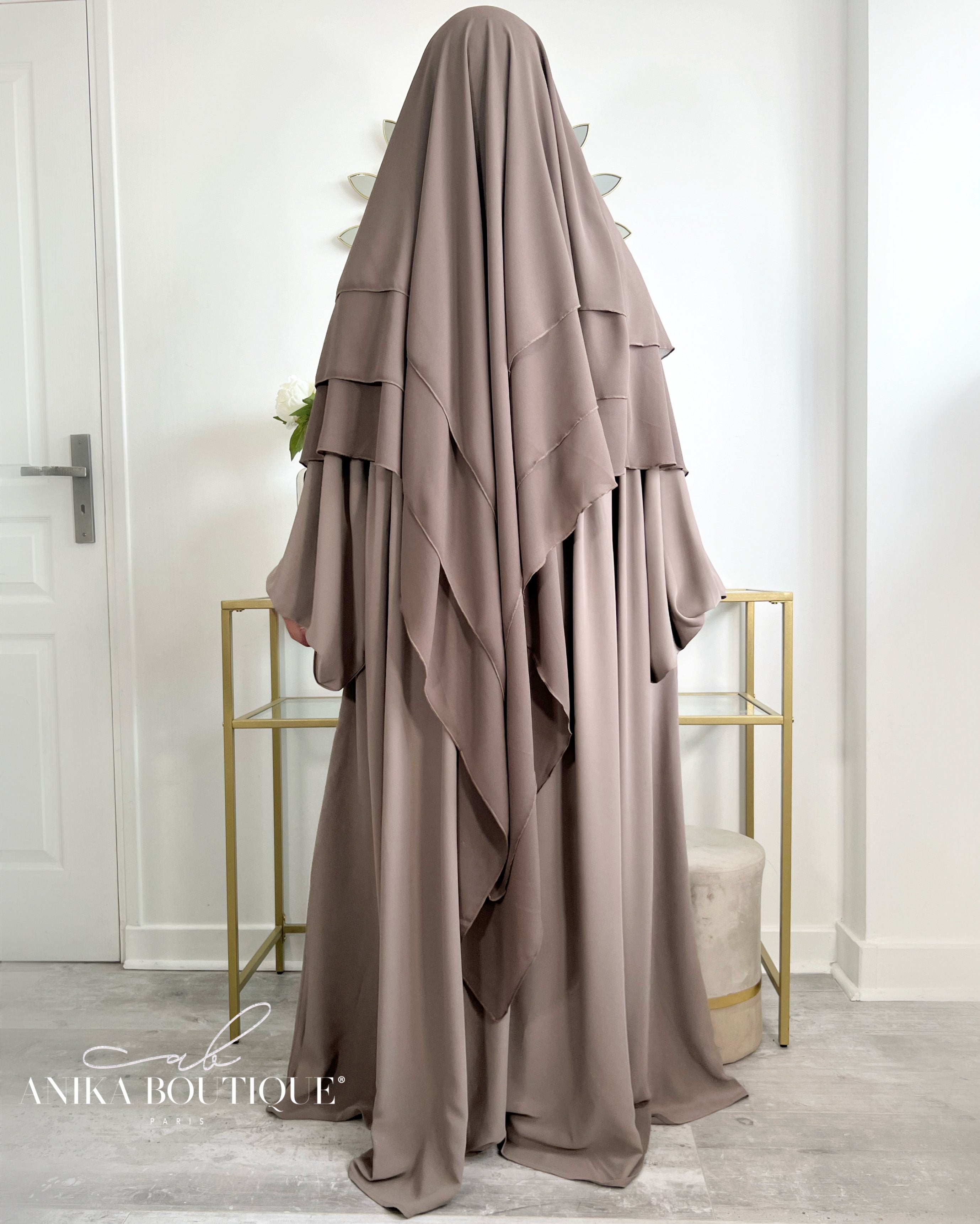 Abaya Naïla - Élégance et Confort avec Manches Bouffantes