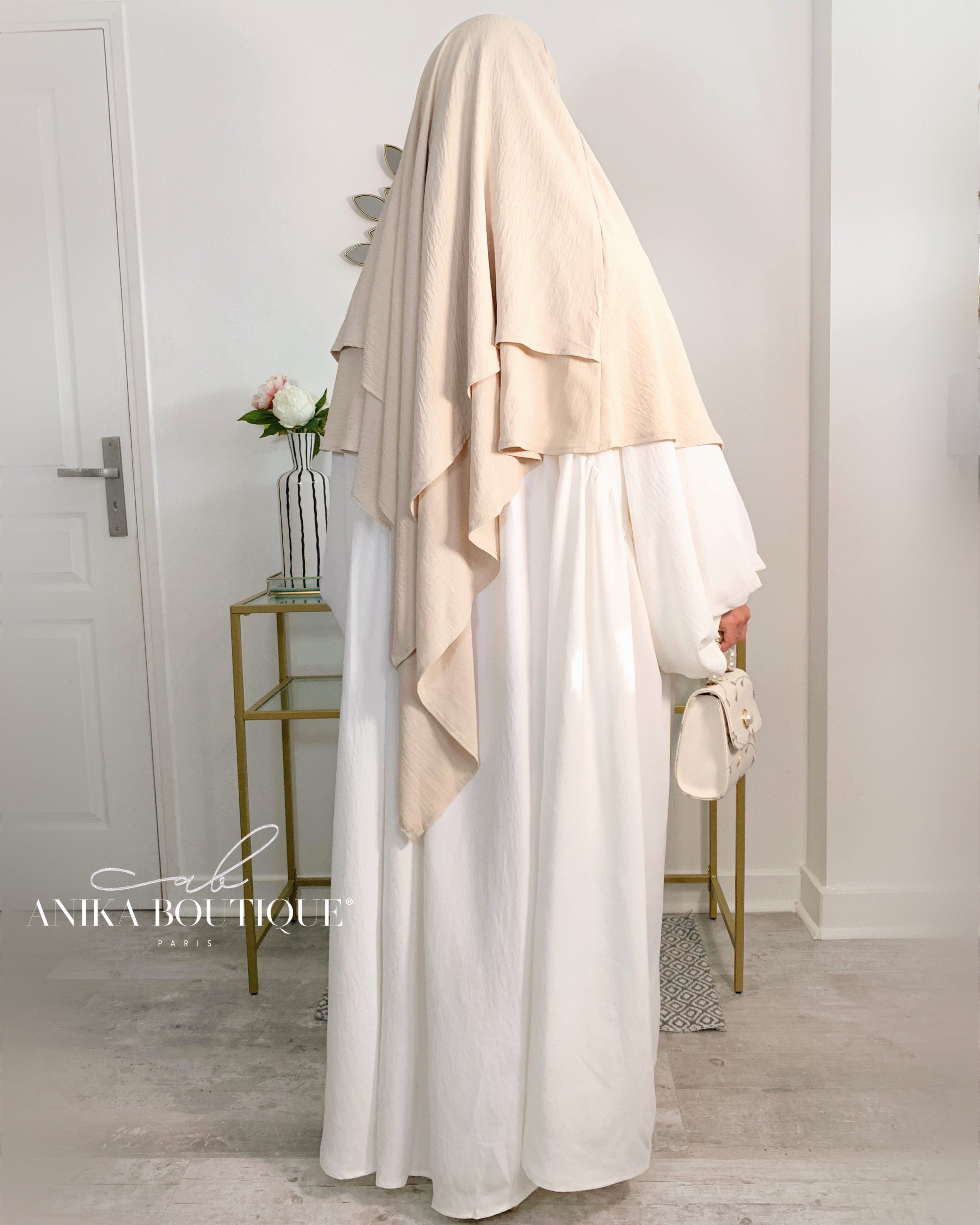 Abaya NOURA manches bouffantes