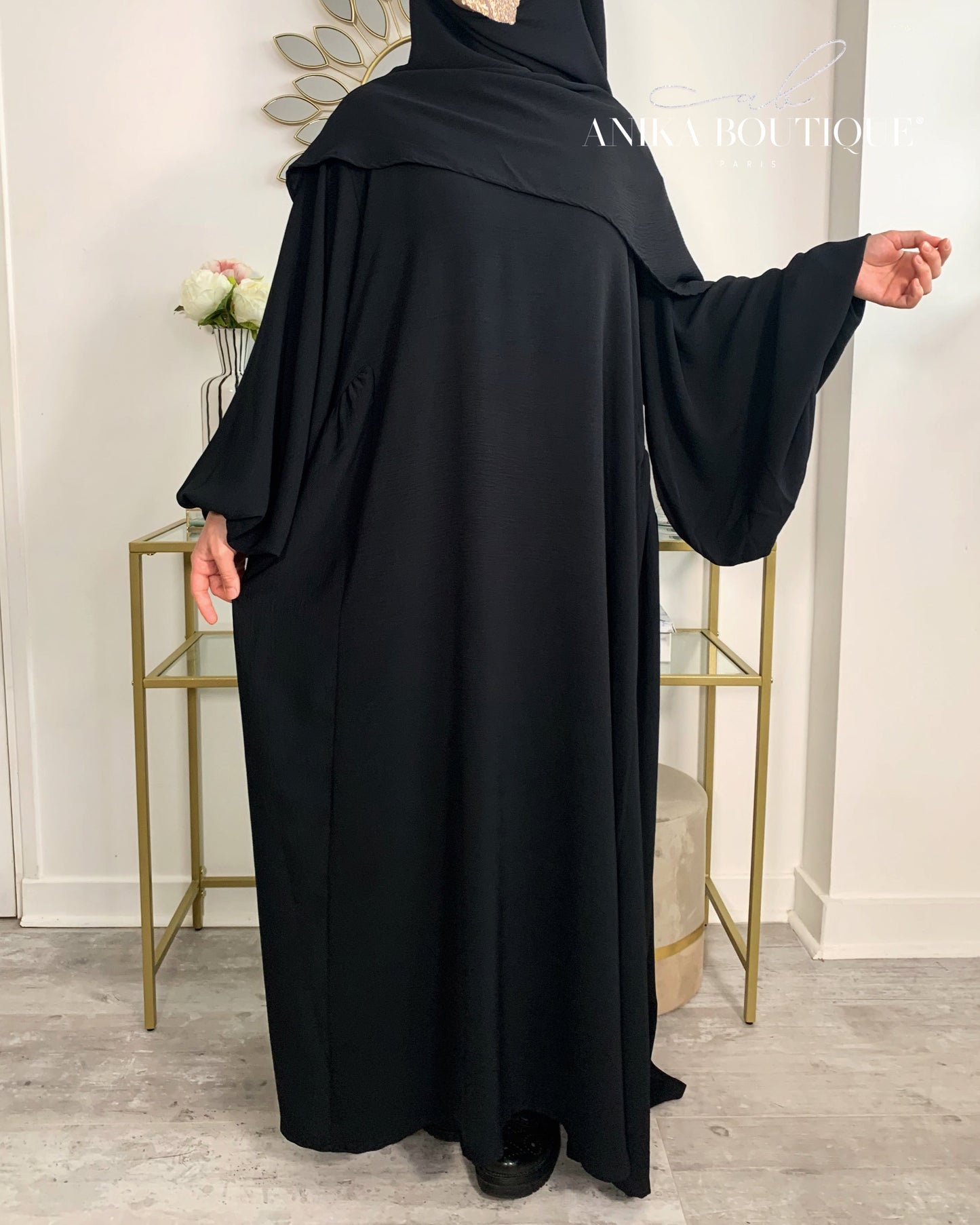Abaya NOURA TALL pour femmes d'1m75/ 1m80