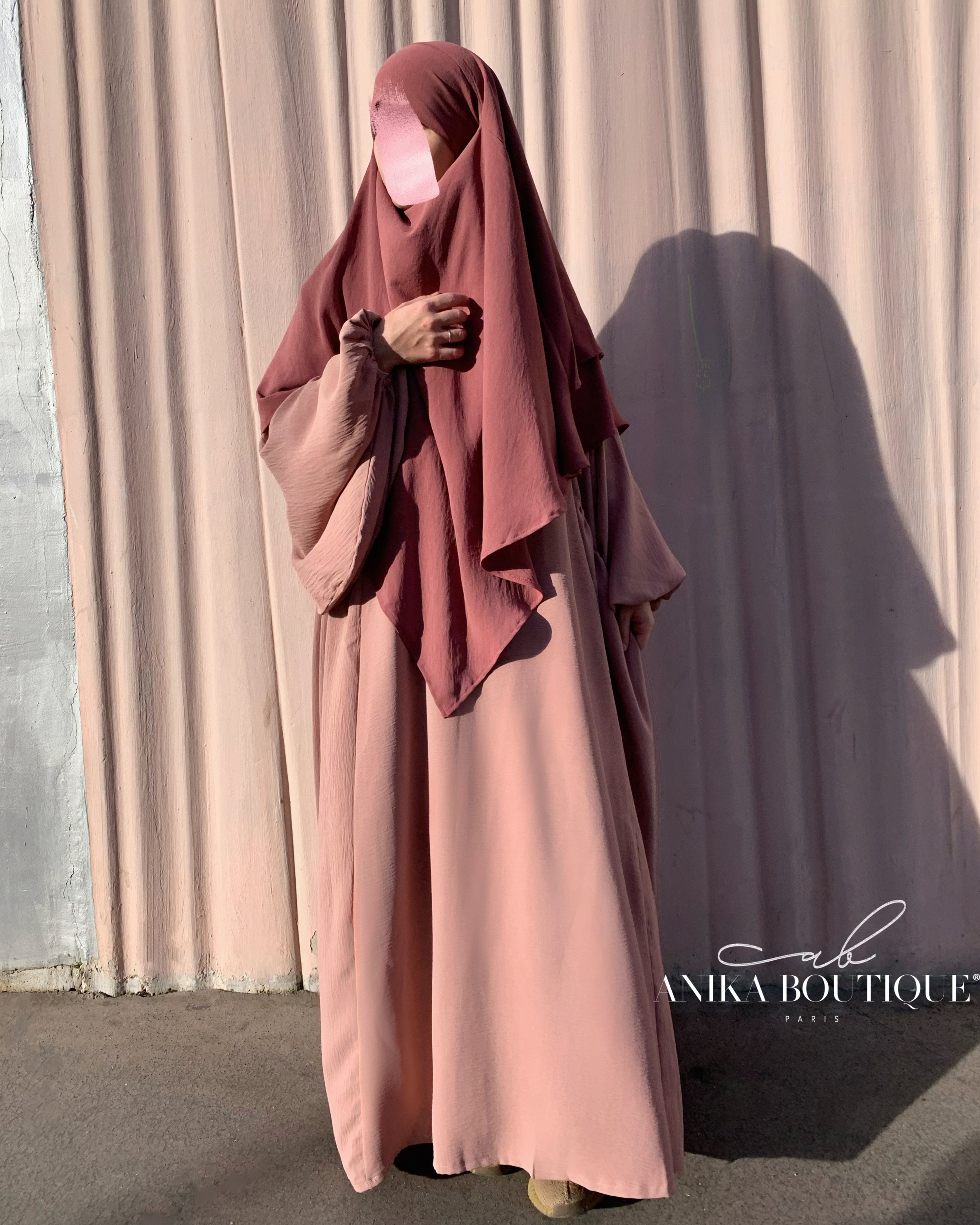 Abaya NOURA manches bouffantes