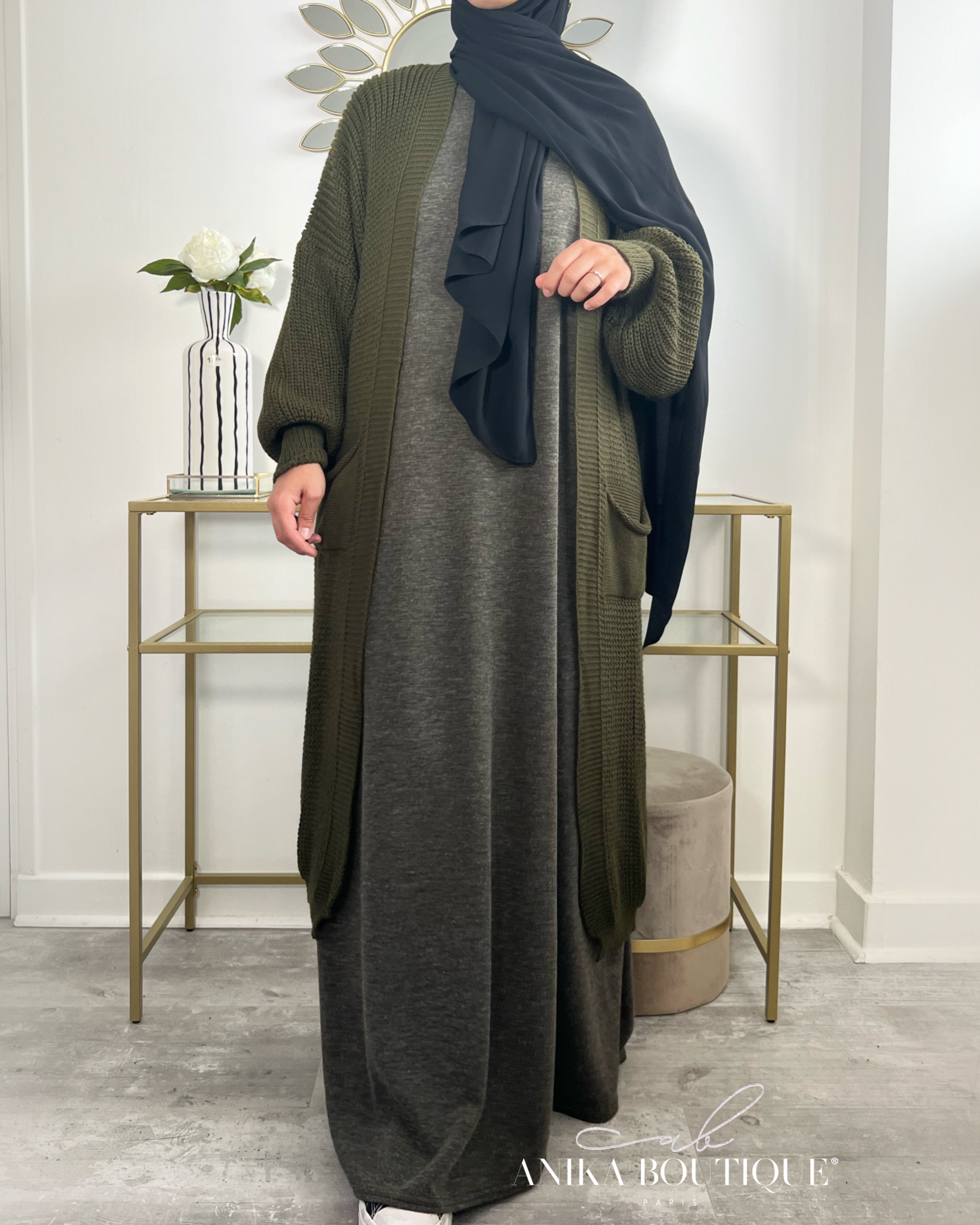 Long Gilet en Maille – Confort et Élégance au Quotidien
