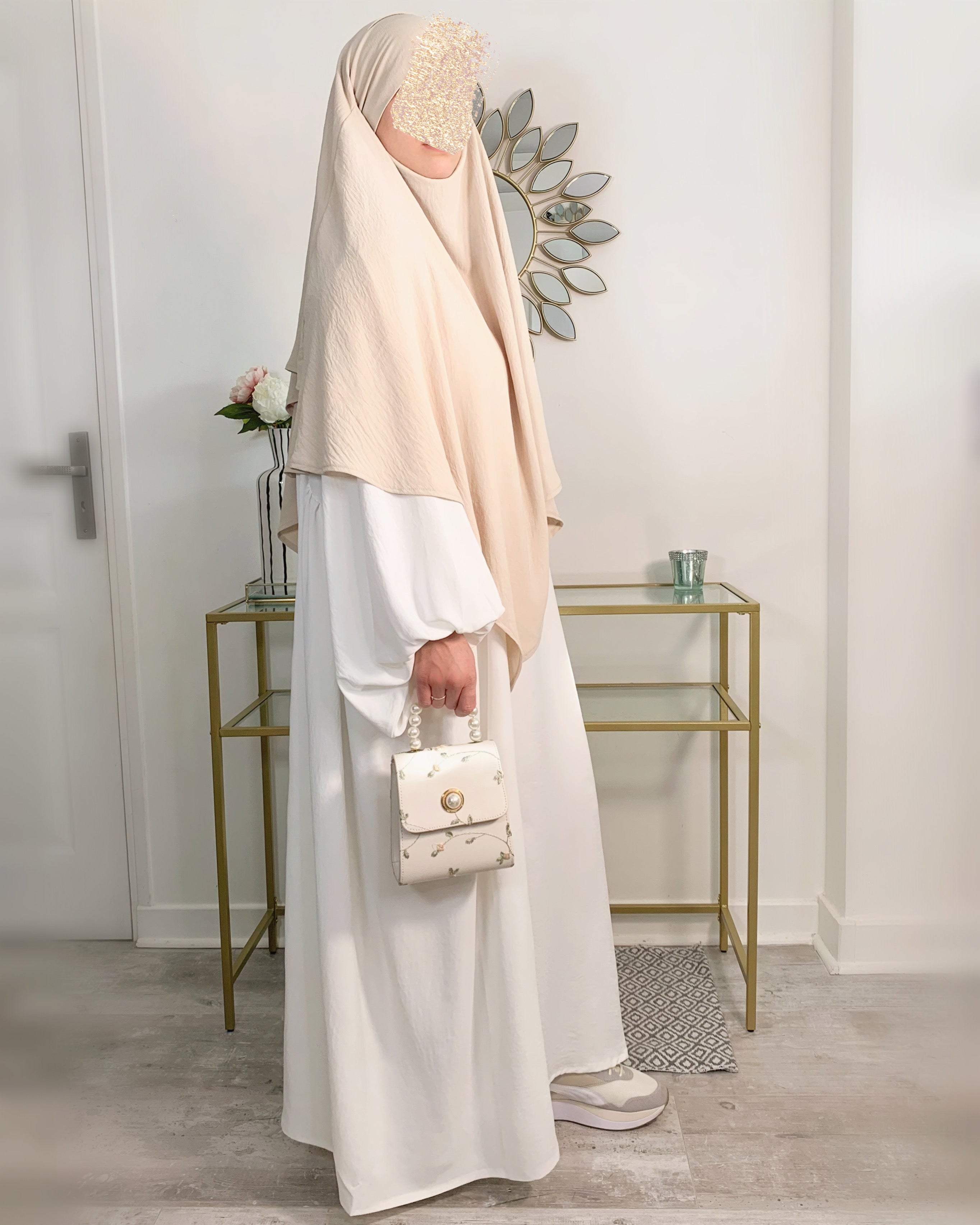 Abaya NOURA manches bouffantes