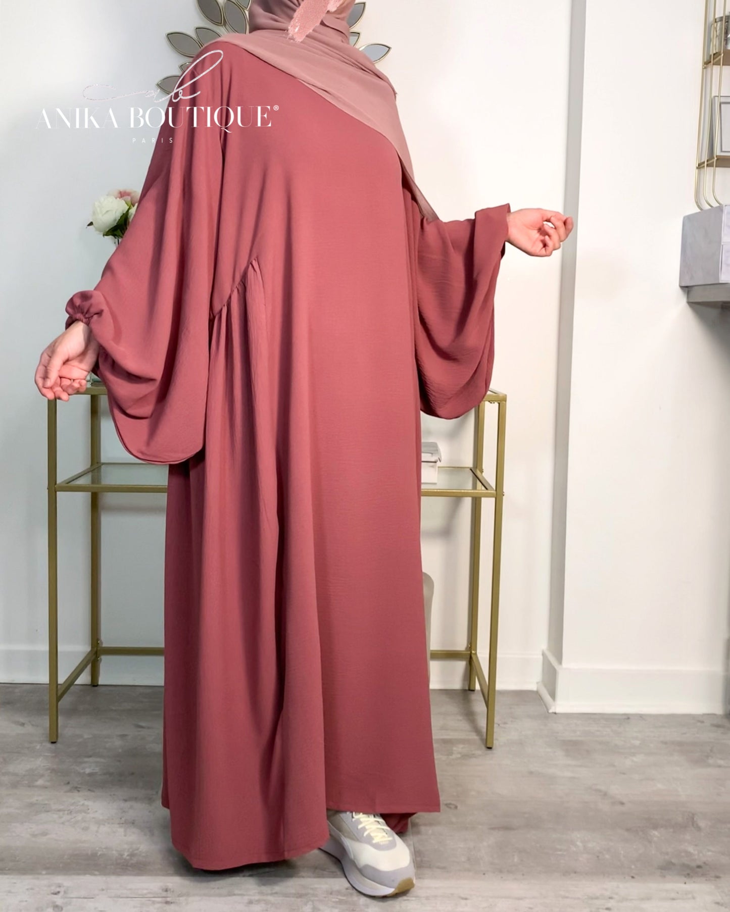 Abaya NOURA TALL pour femmes d'1m75/ 1m80