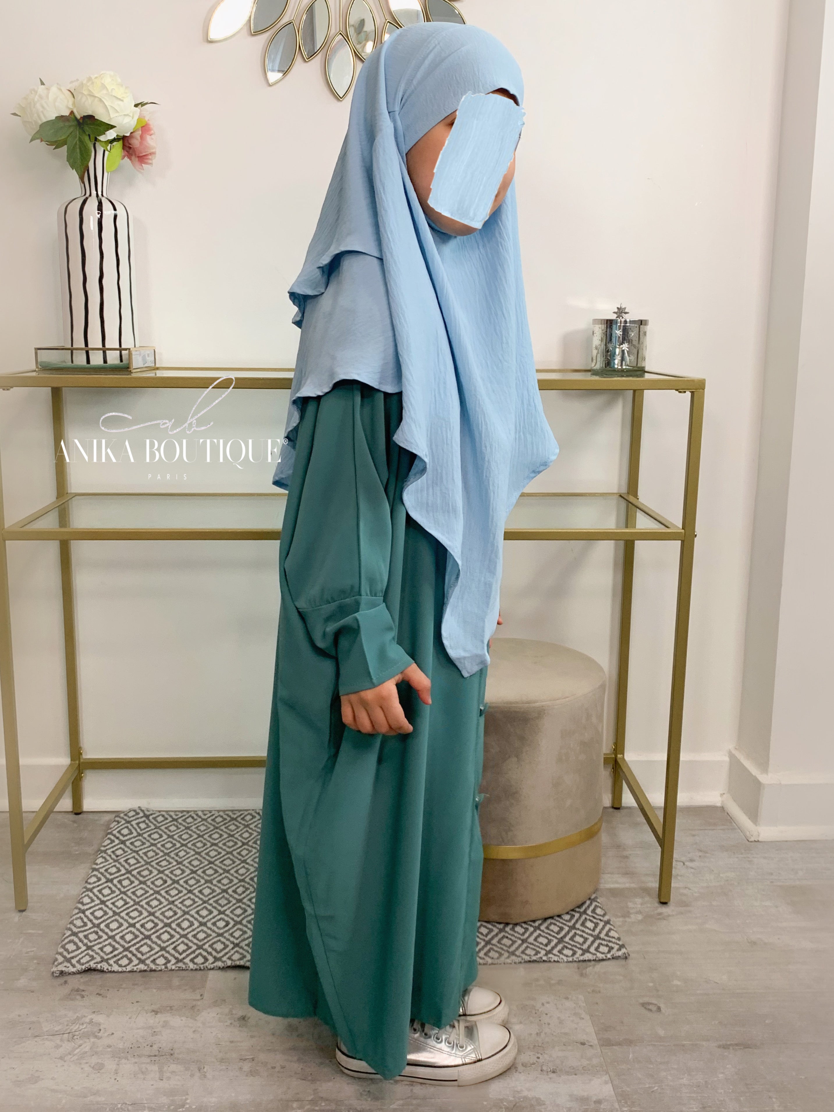 Khimar jazz 2 voiles petite fille