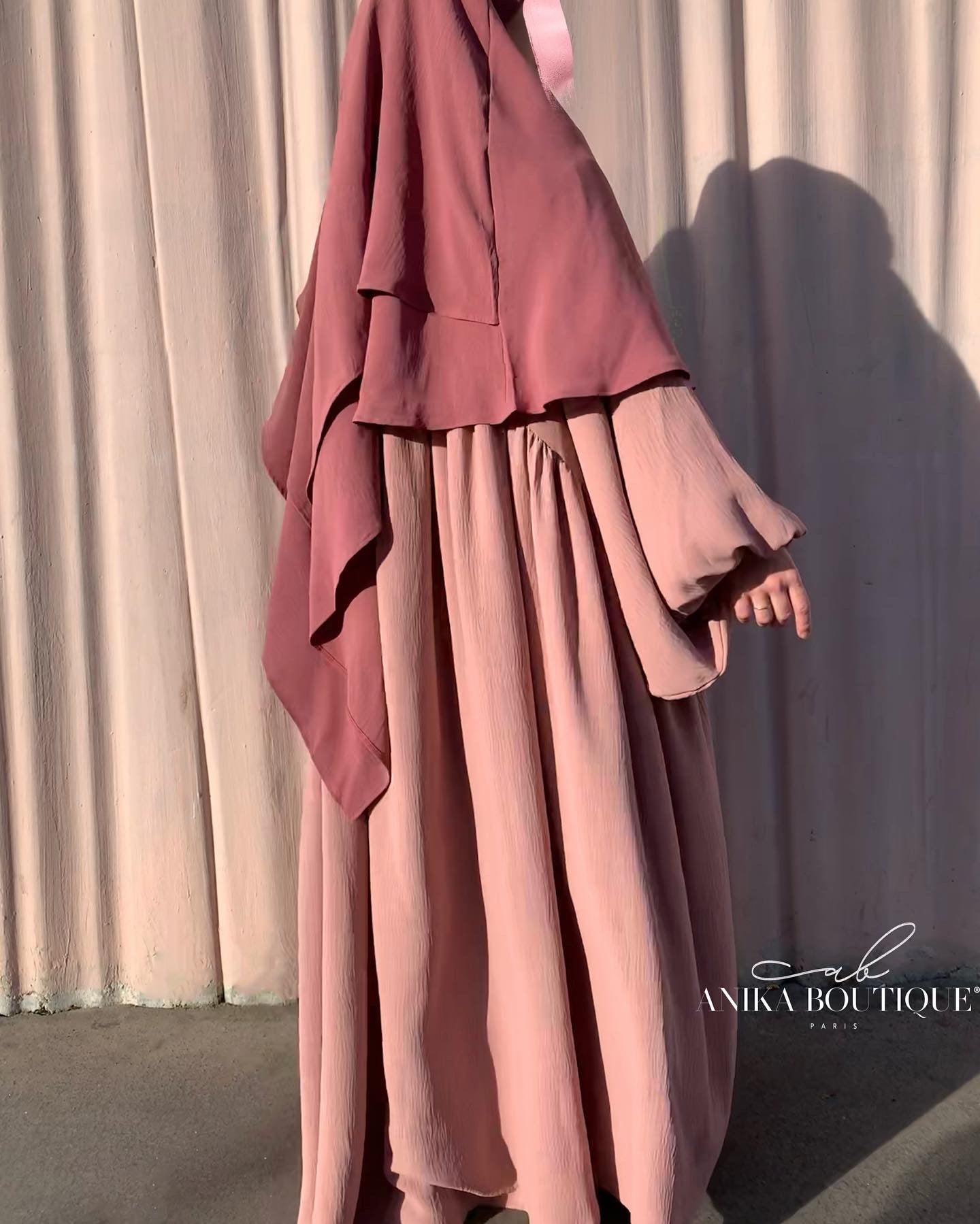 Abaya NOURA manches bouffantes