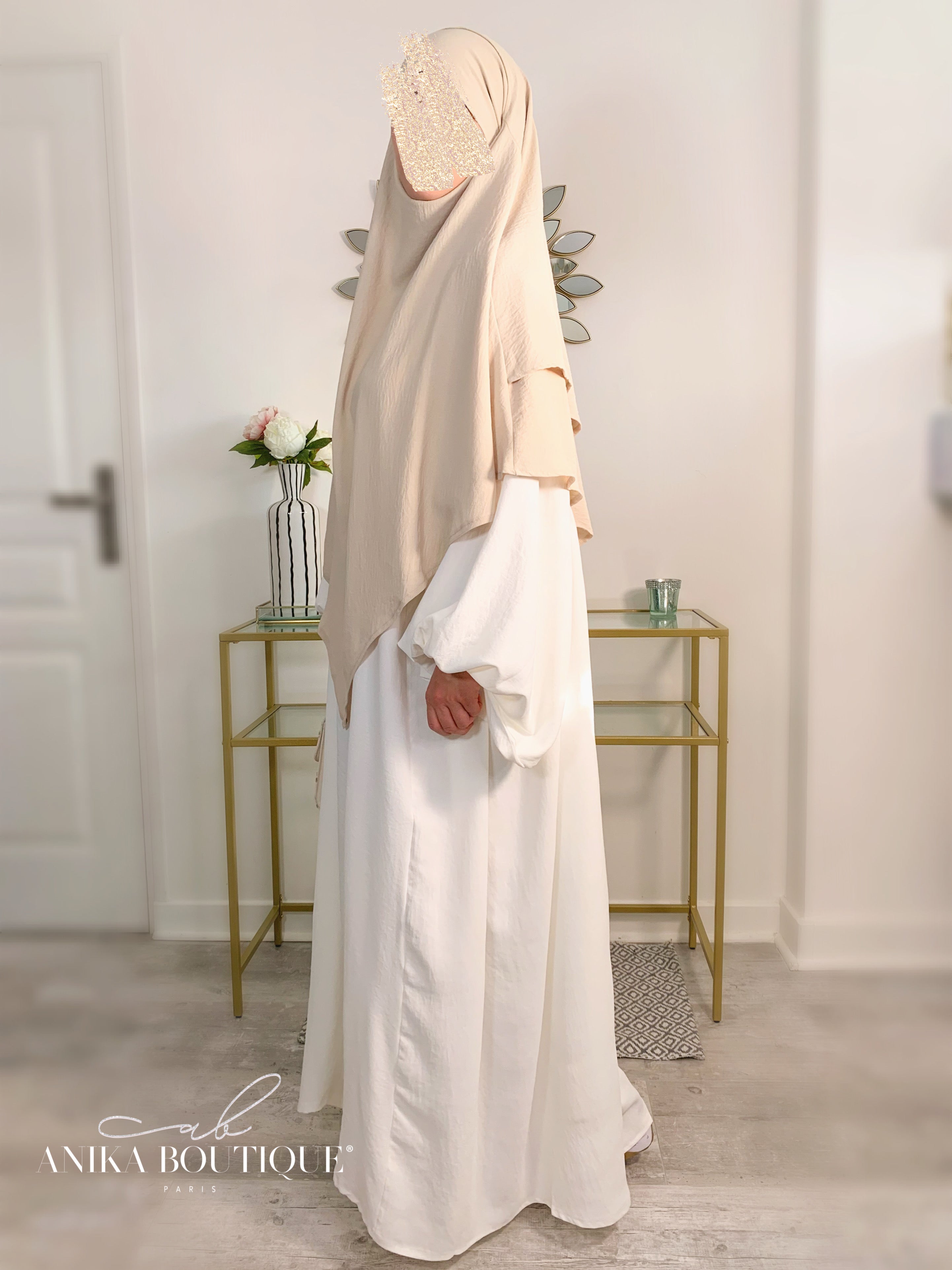 Abaya NOURA manches bouffantes