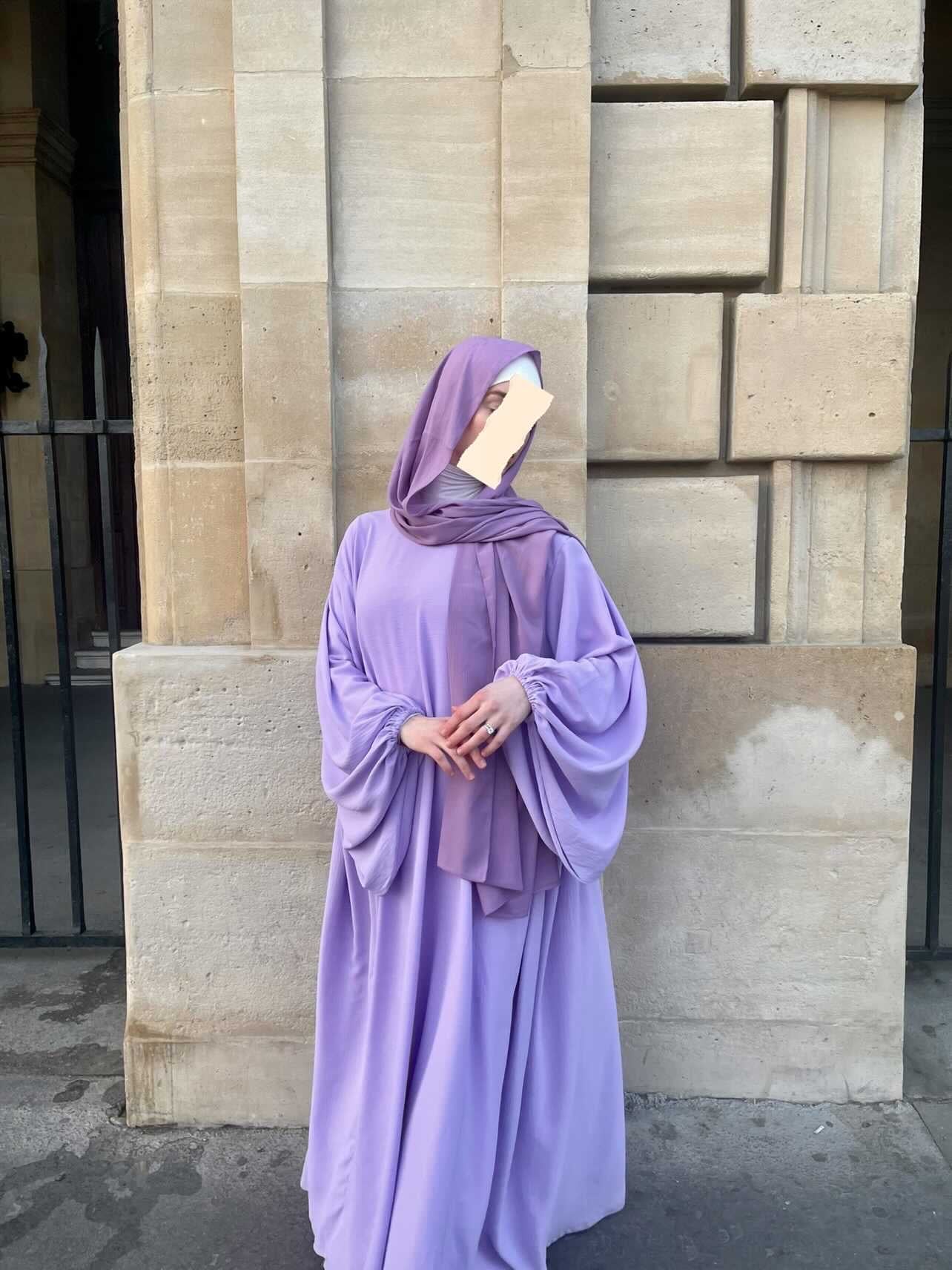 Abaya NOURA manches bouffantes