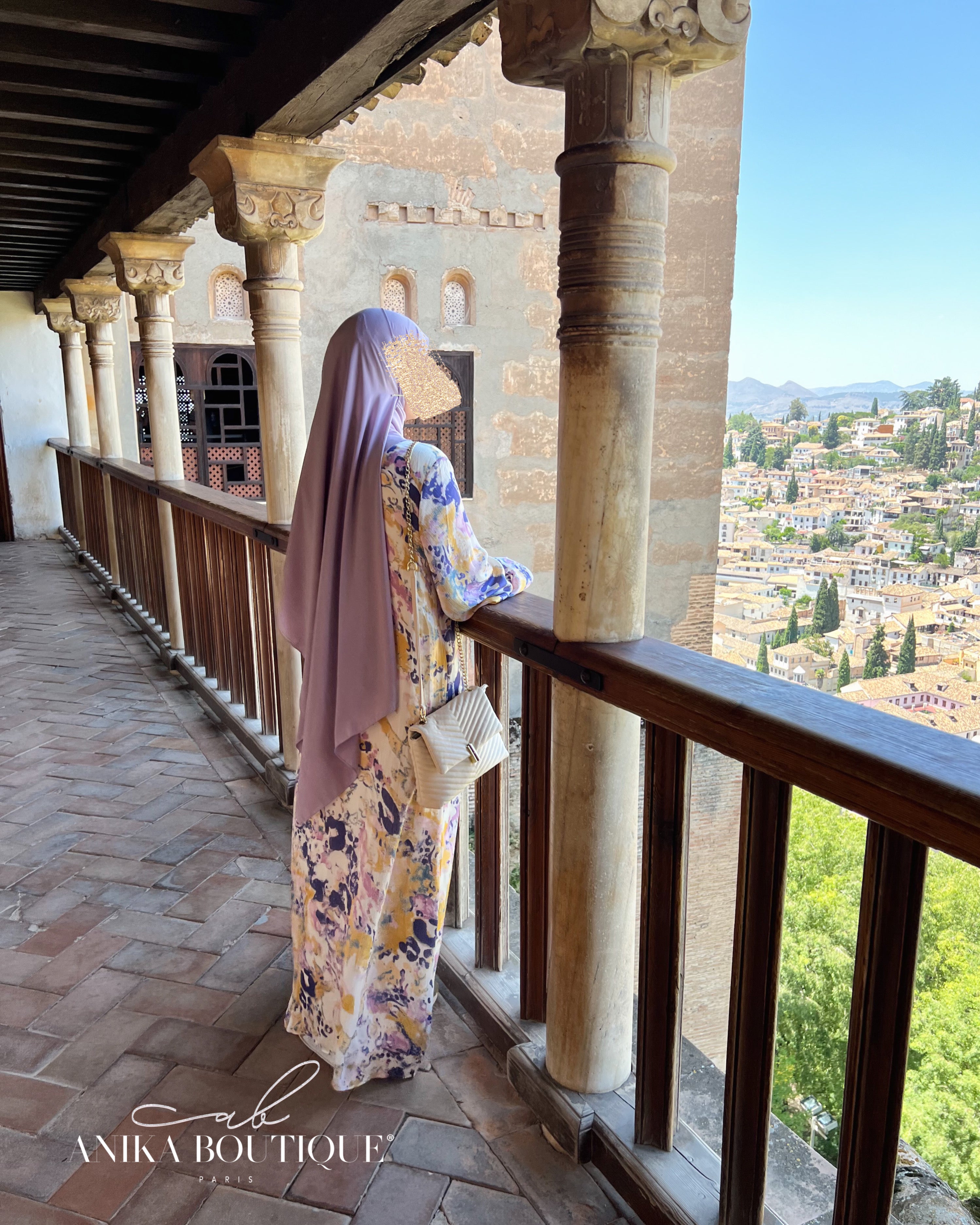 Hijab soie de Medine Larissa