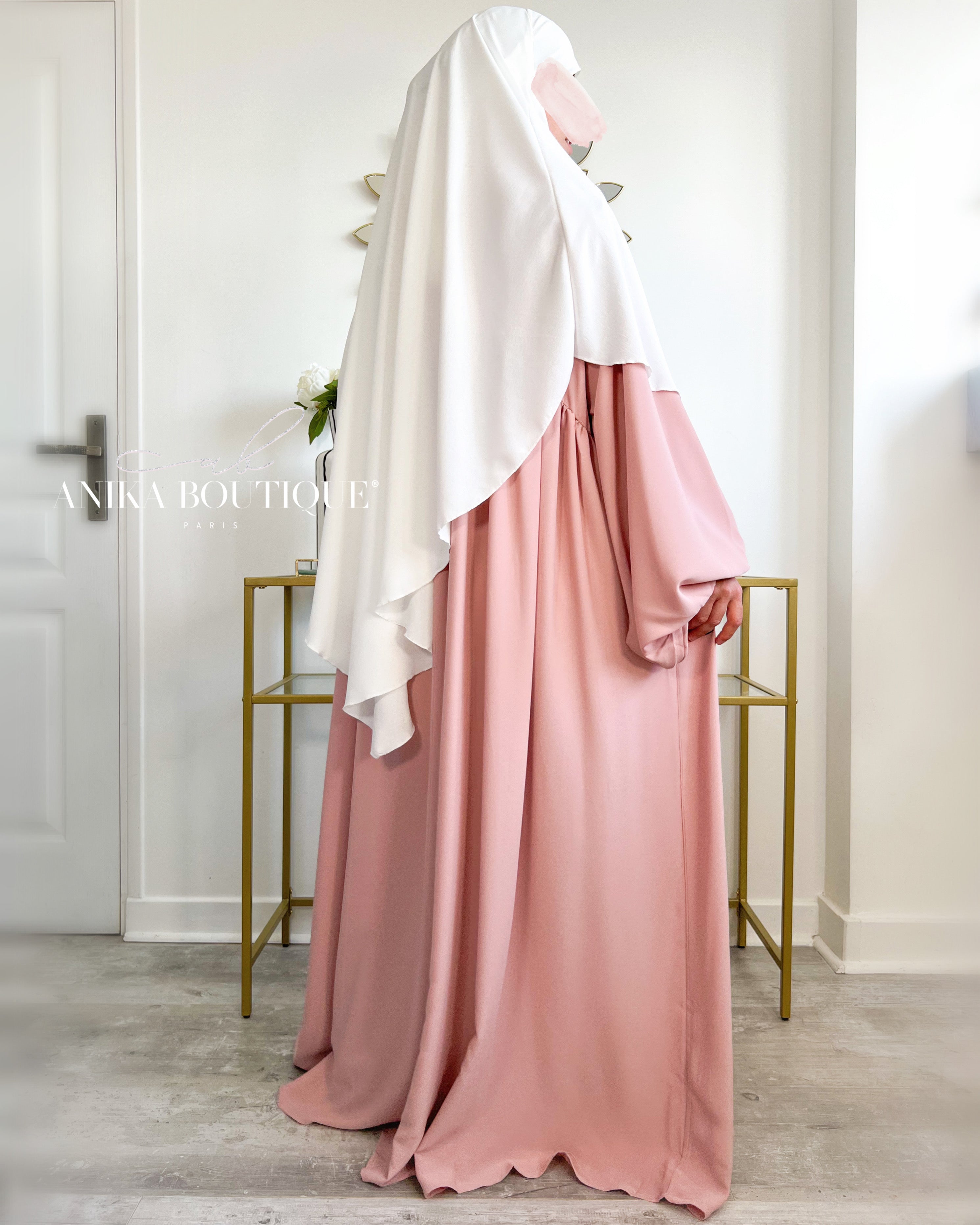 Abaya Naïla Tall pour sœur 1m80
