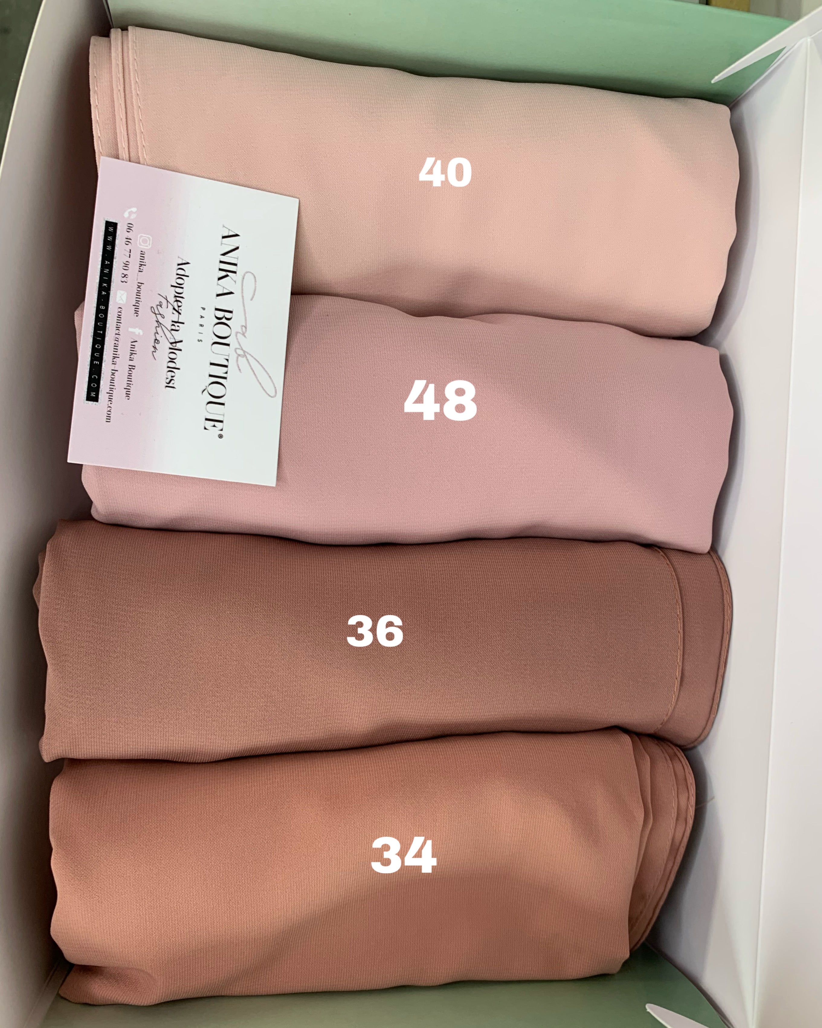 Hijab soie de Medine Larissa