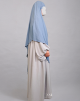 Khimar jazz maxi  bleu denim