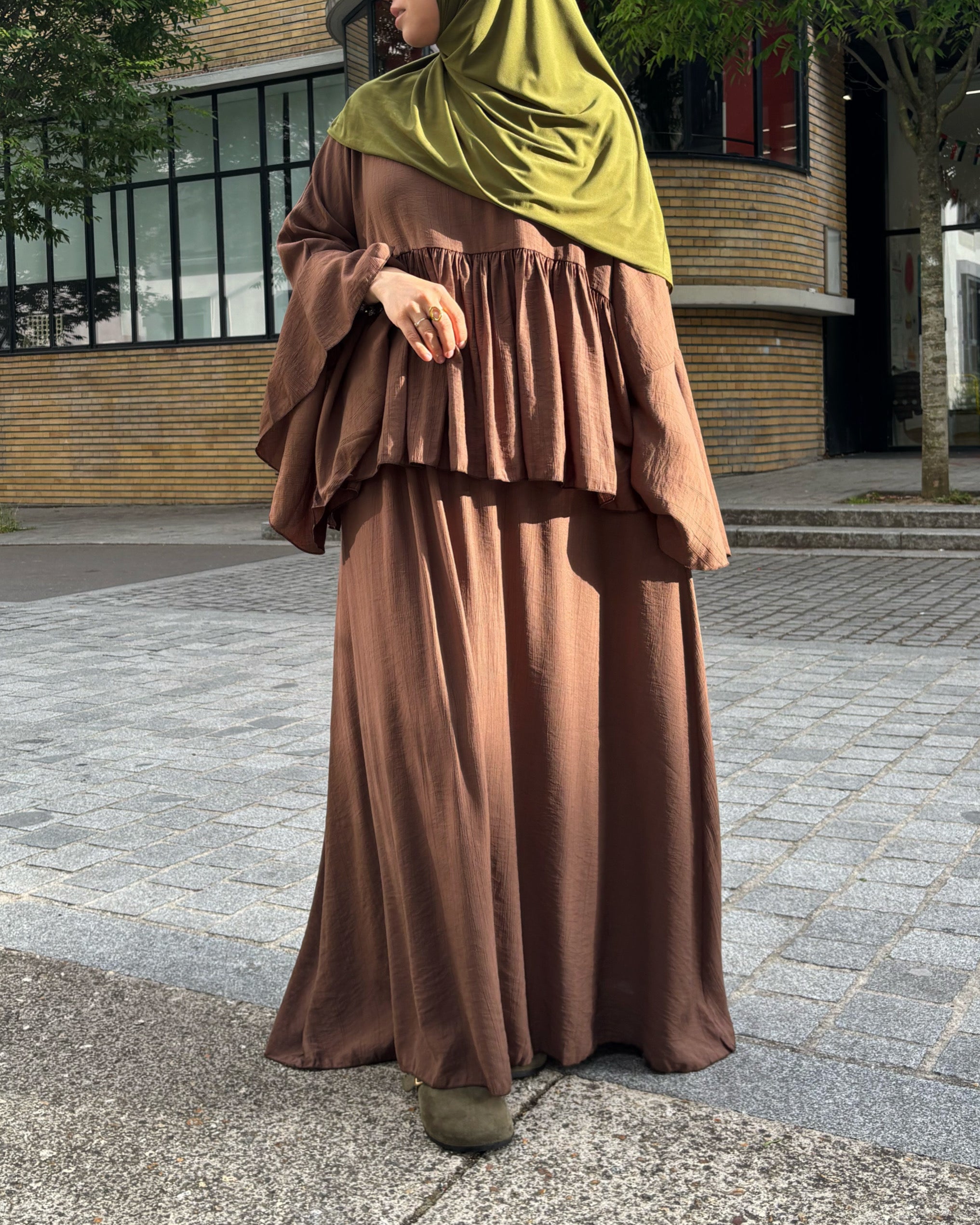 Ensemble Jupe & Tunique Fluide – Modest Fashion Été