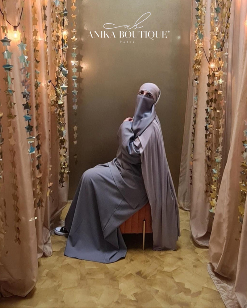 Hijab jersey 2 en 1 facile à enfiler