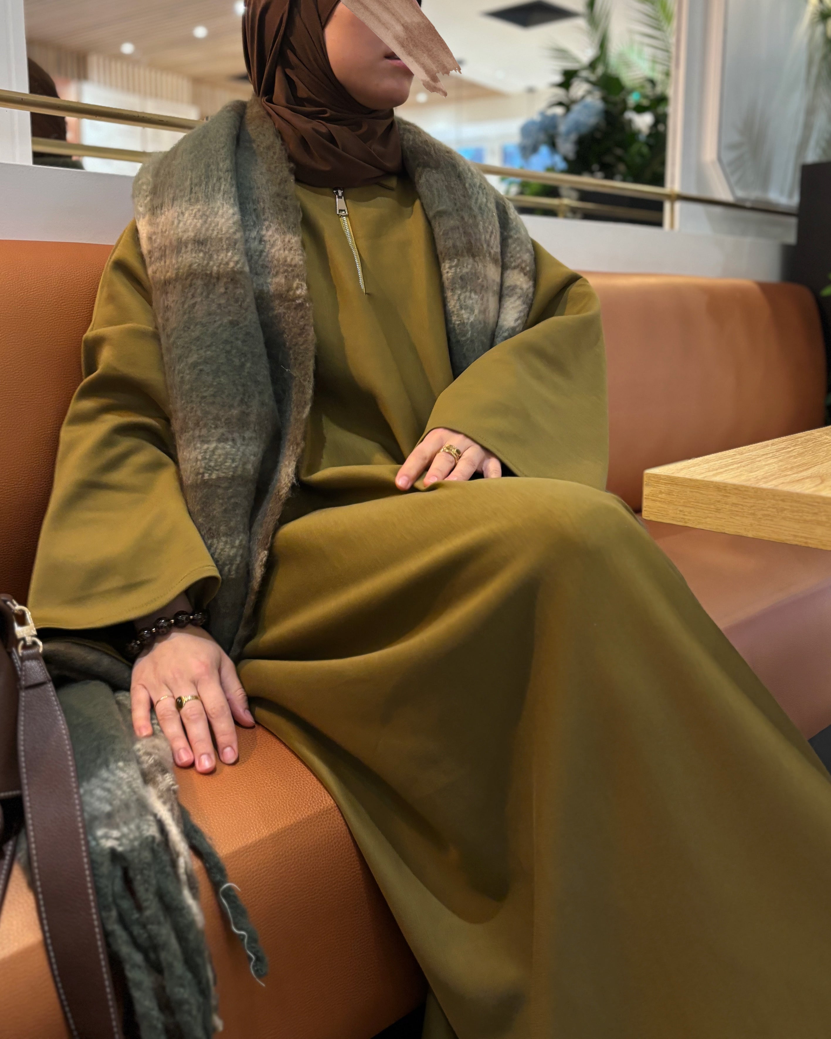 Abaya sportwear comfy oversiz olive