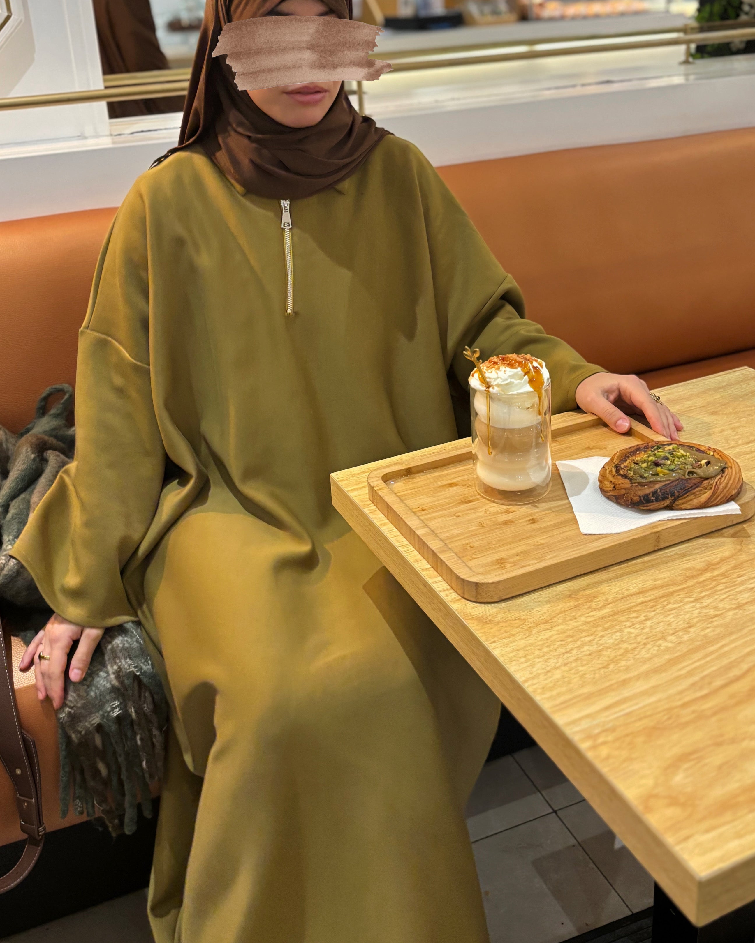 Abaya sportwear comfy oversiz olive
