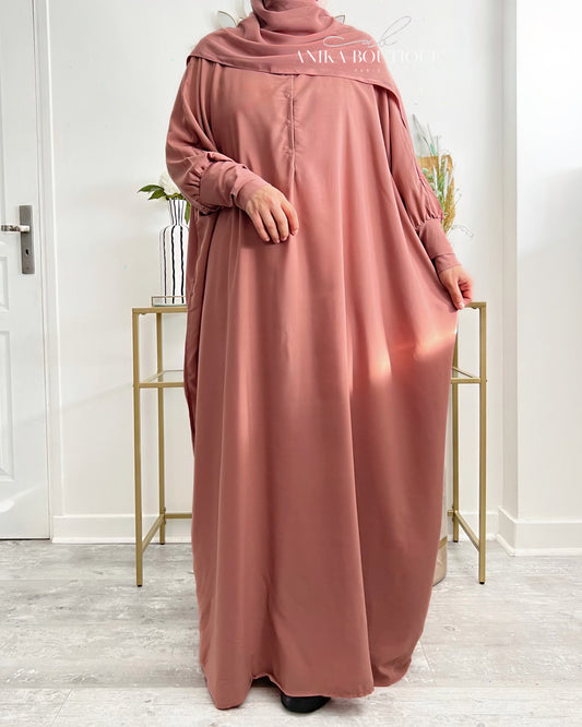 Abaya ample à clips