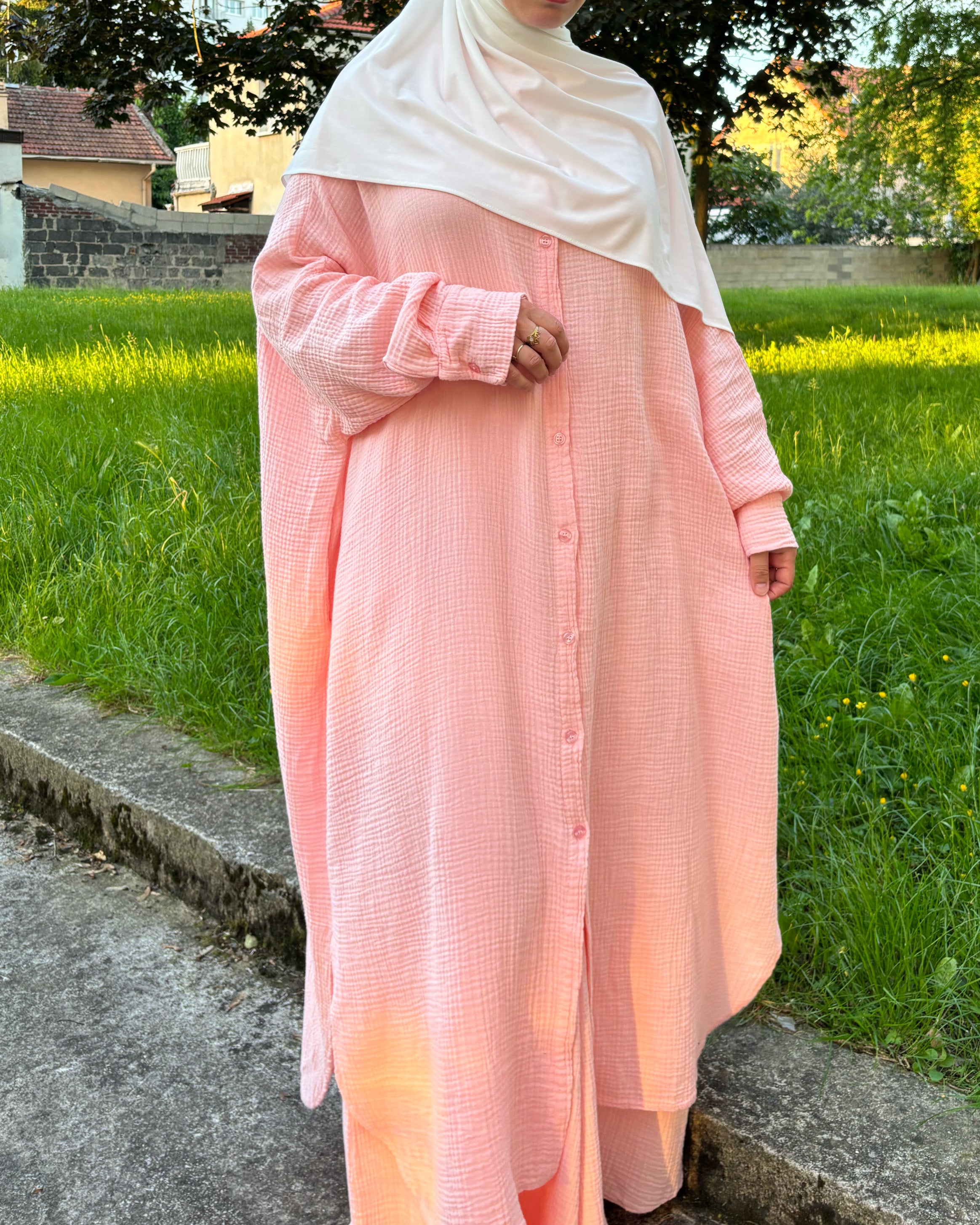 Ensemble Oversize  – 100% Coton Texturé