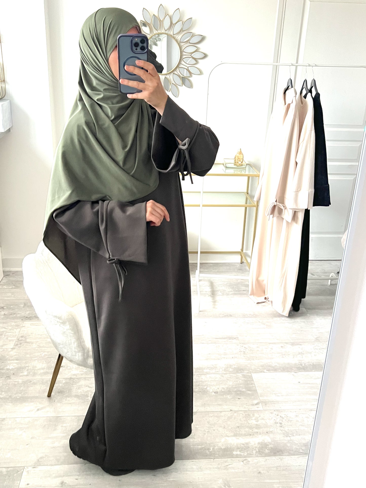 Abaya Sportive en Tissu Sweat - Confort et Élégance au Quotidien