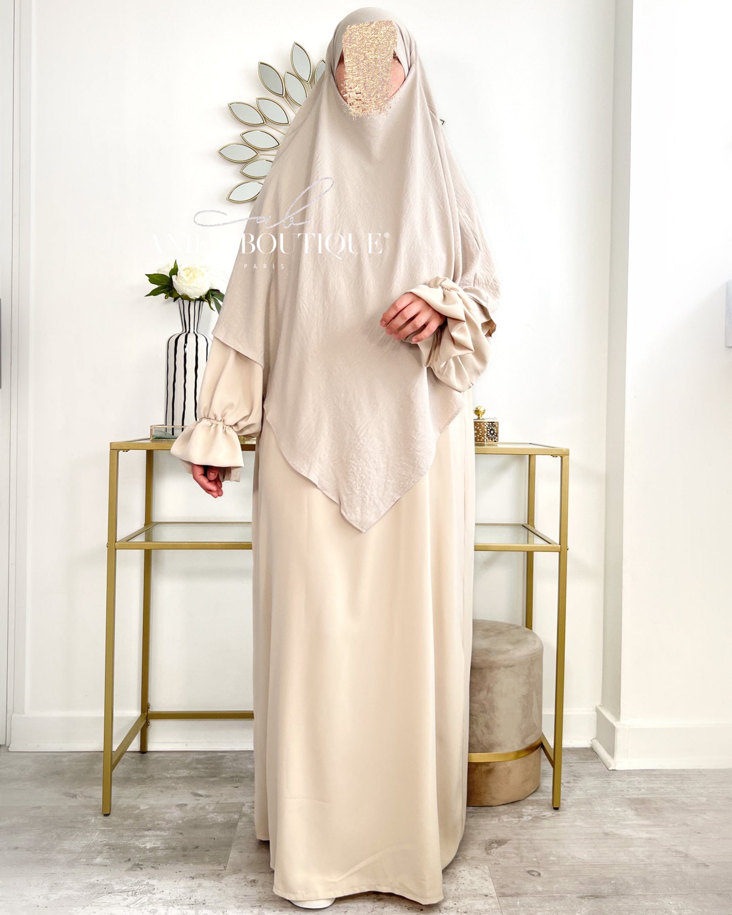 Abaya Amal Tall pour sœurs 1m80