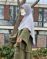 Hijab jersey 2 en 1 facile à enfiler