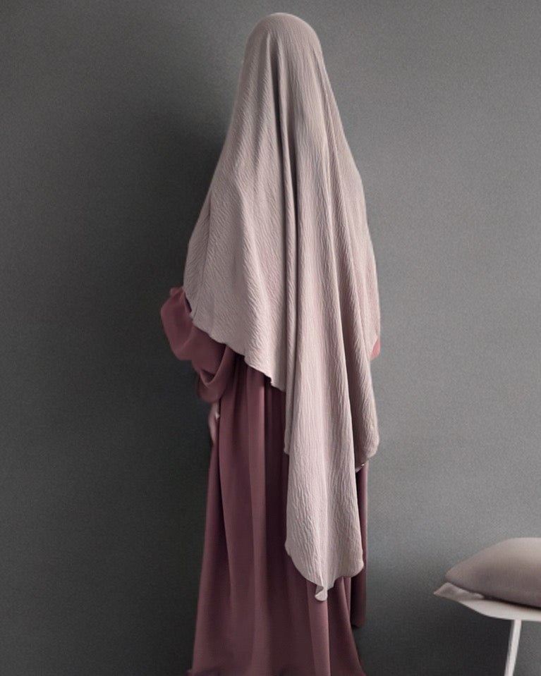 Khimar jazz maxi taupe