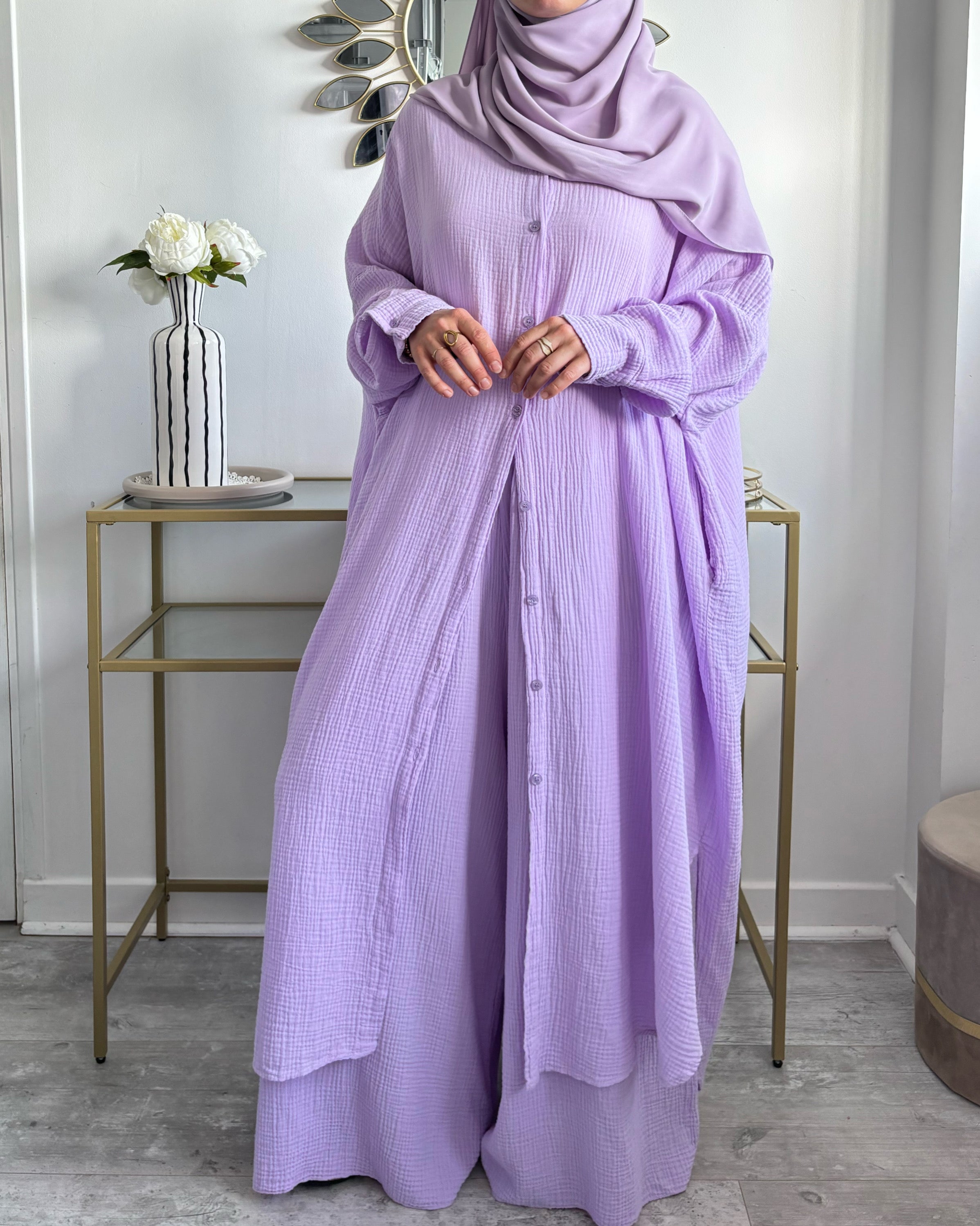 Ensemble Oversize  – 100% Coton Texturé