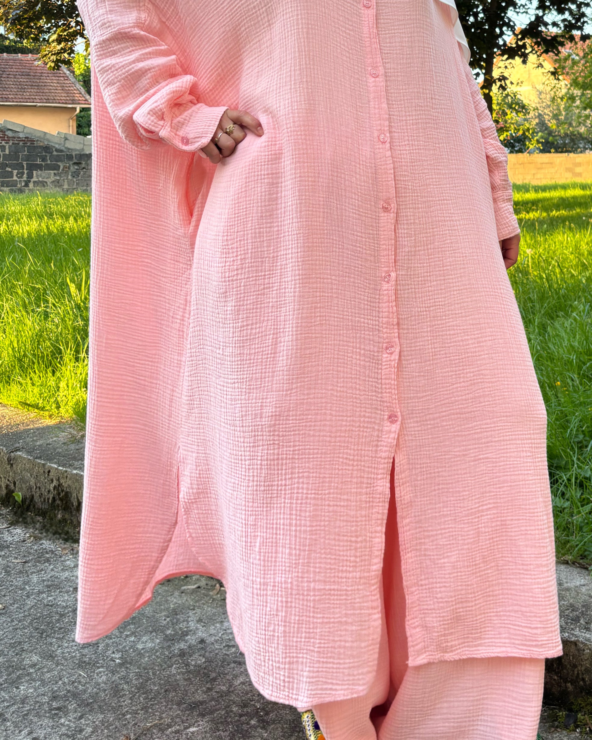 Ensemble Oversize  – 100% Coton Texturé