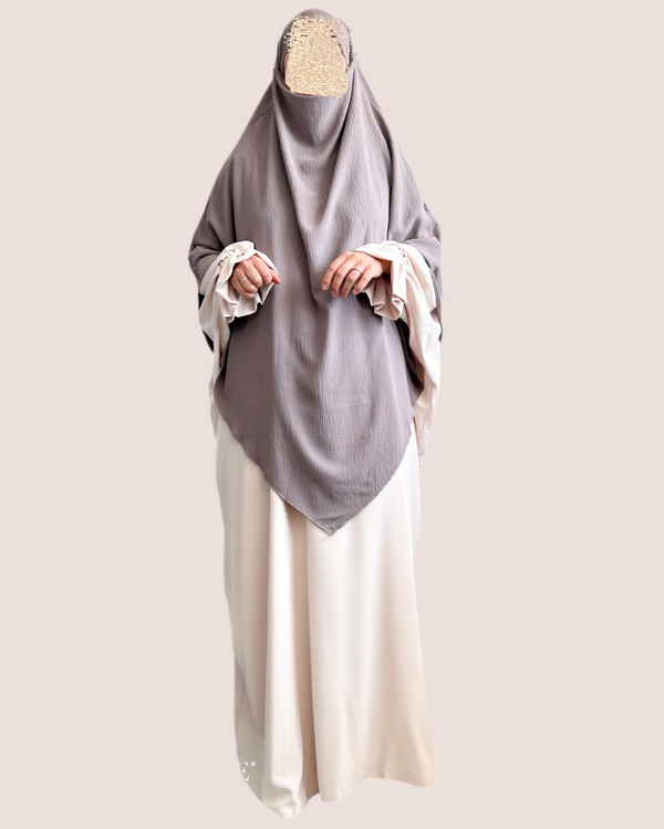 Khimar jazz maxi taupe