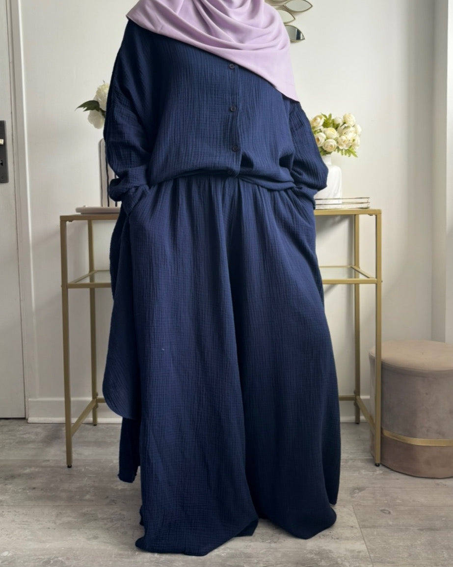 Ensemble Oversize  – 100% Coton Texturé