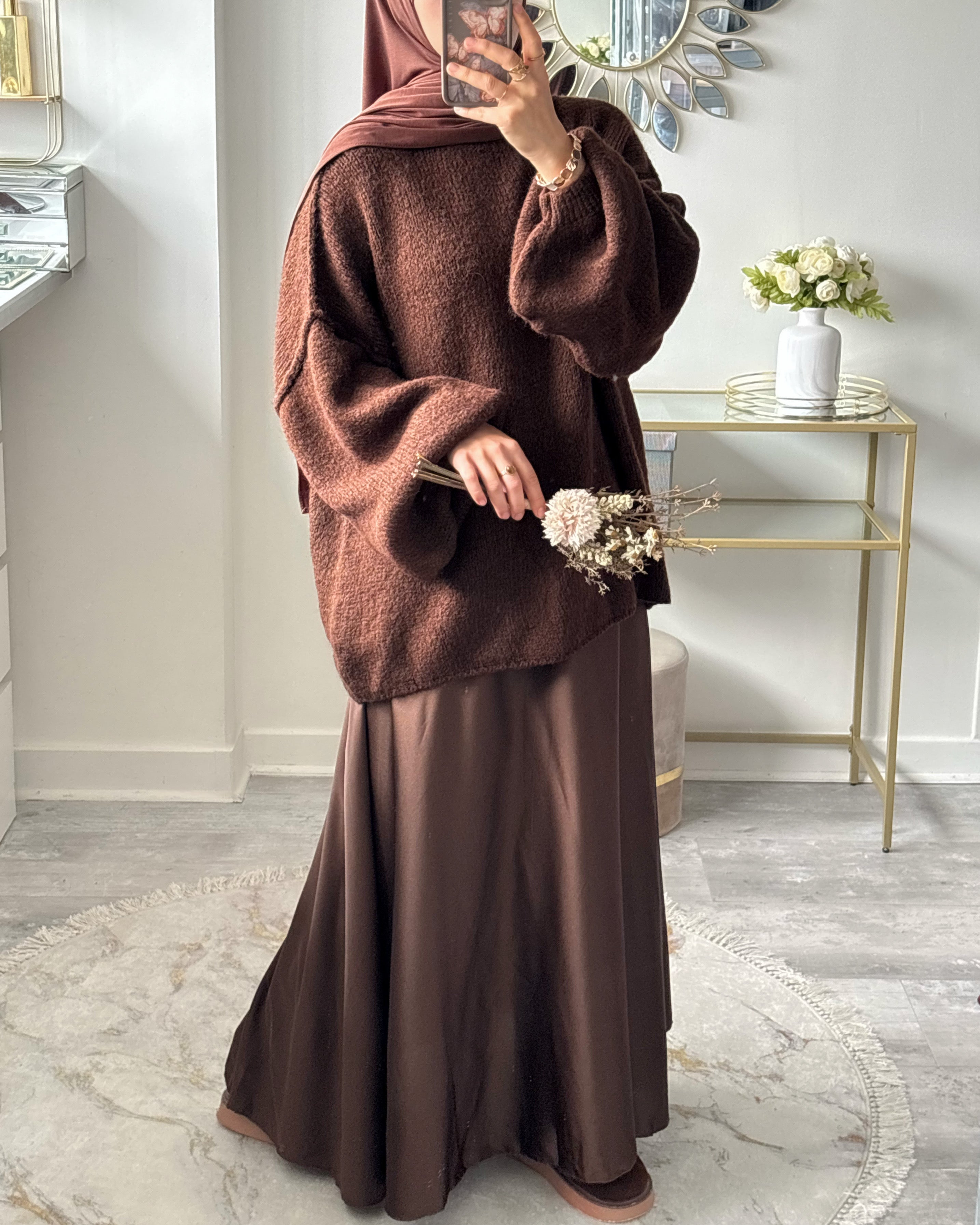 Pull Oversize Col Montant – Élégance et Confort pour un Hiver Stylé