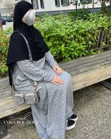Hijab jersey 2 en 1 facile à enfiler