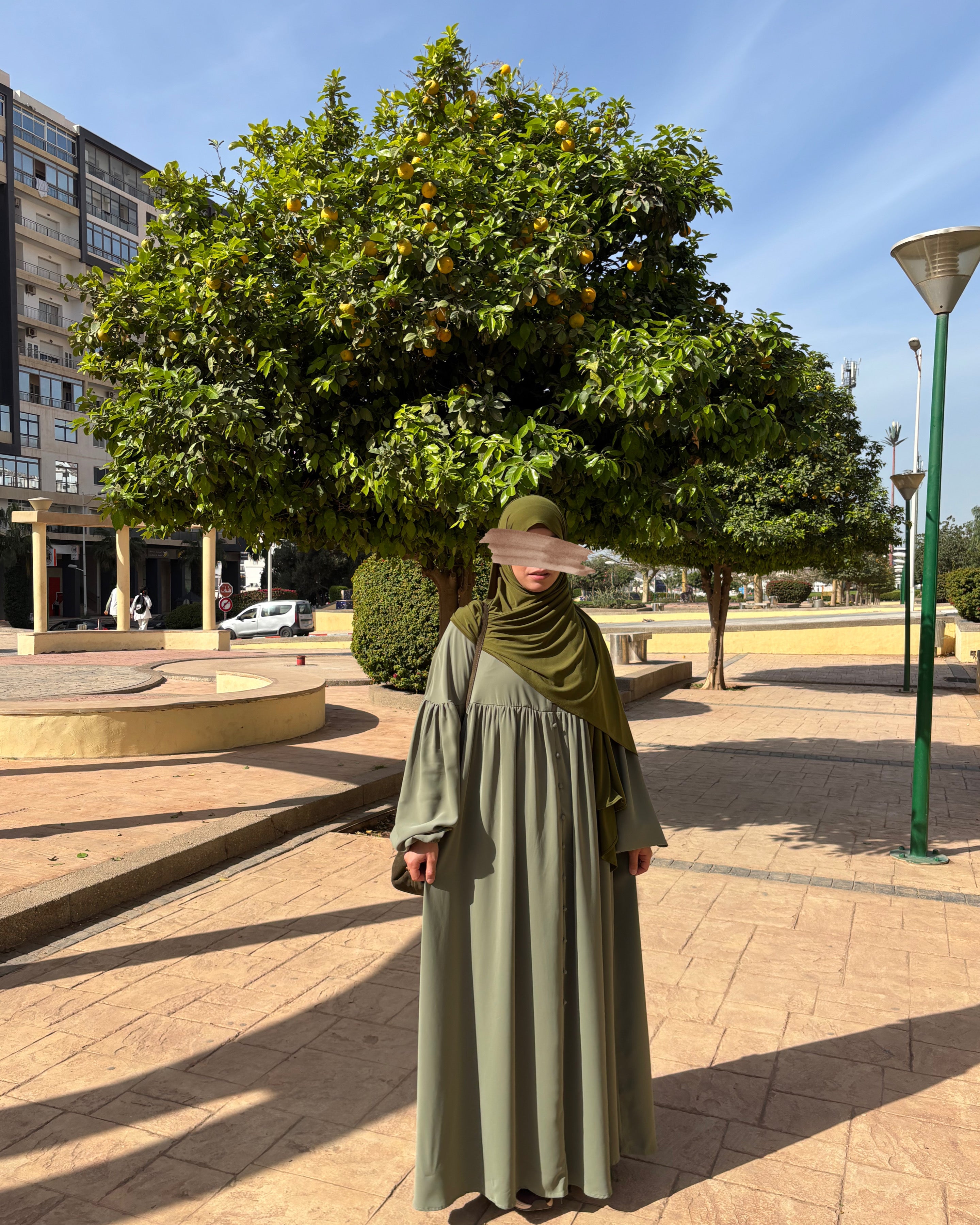 Abaya Alya en Soie de Médine – Élégance Pudique et Raffinée