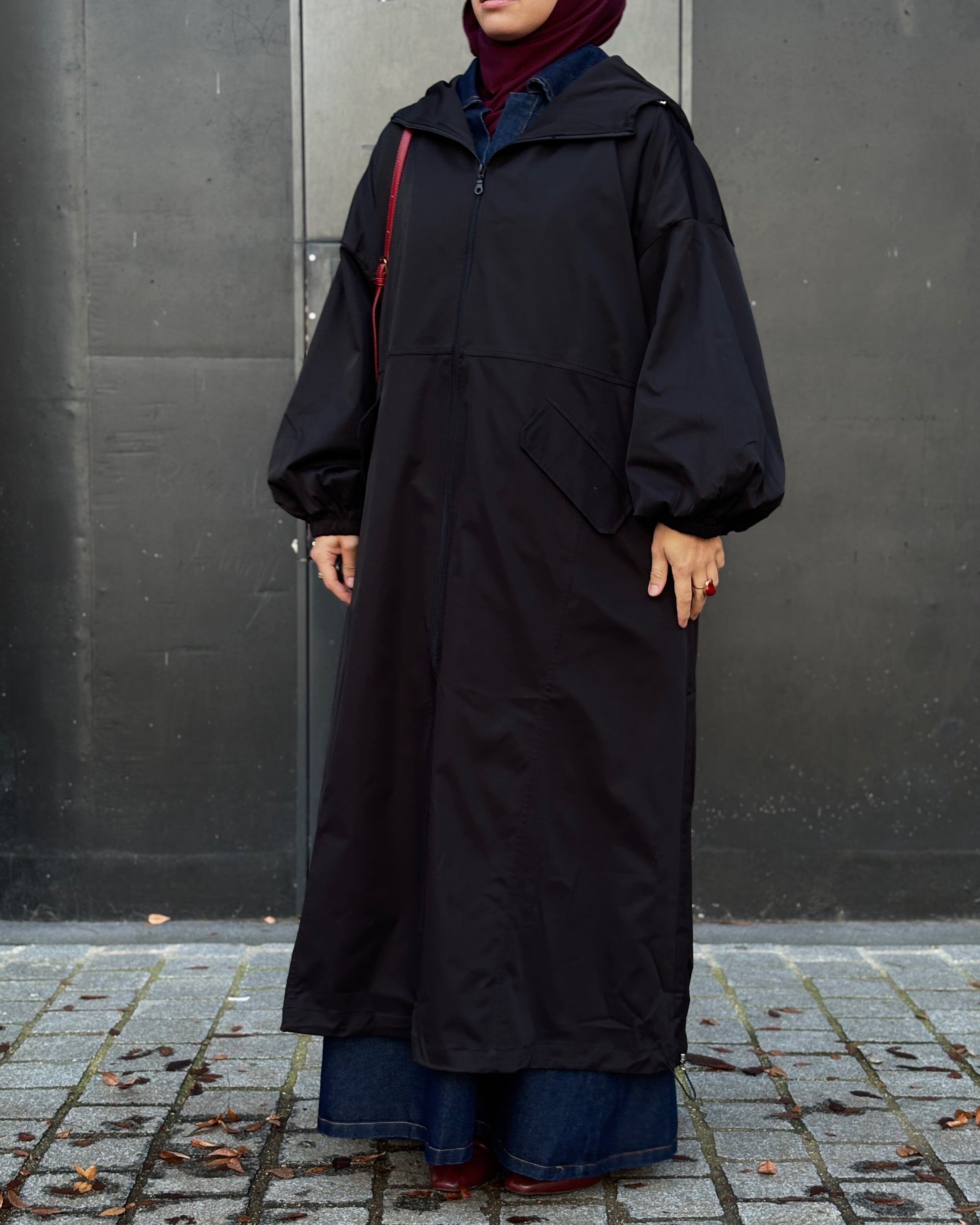 Veste Longue Imperméable & Coupe-Vent