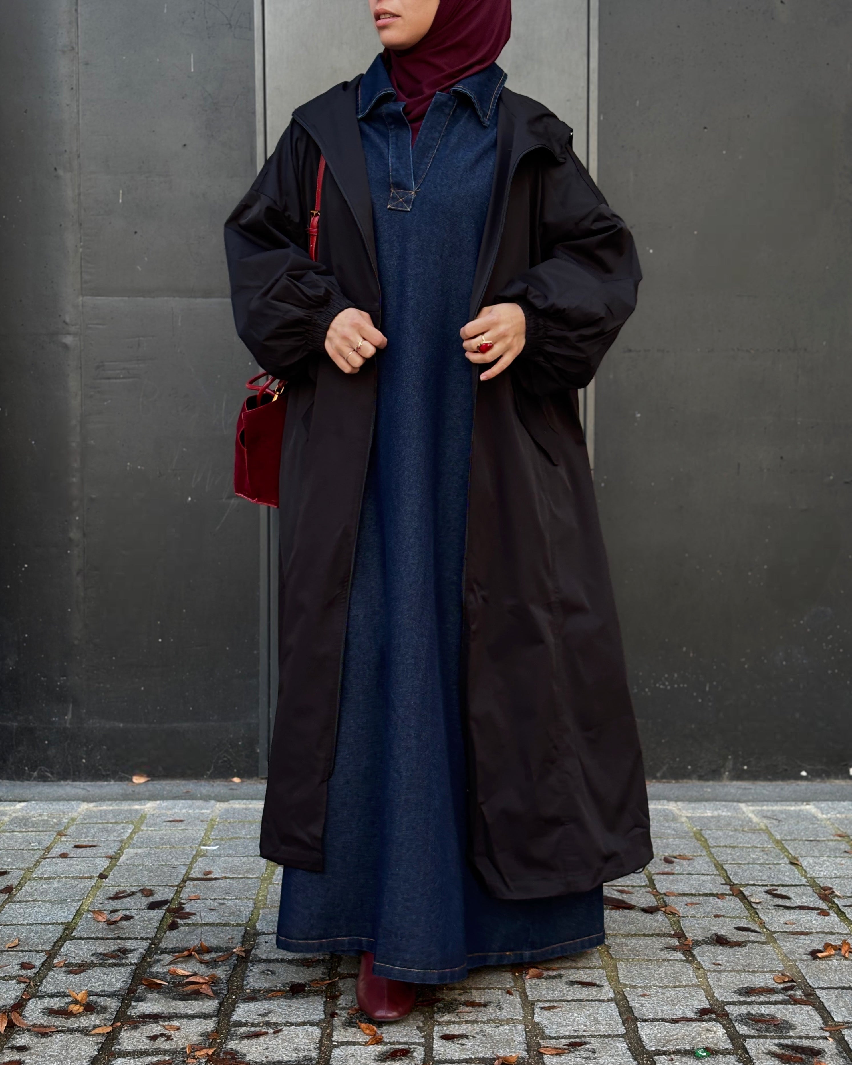 Veste Longue Imperméable & Coupe-Vent