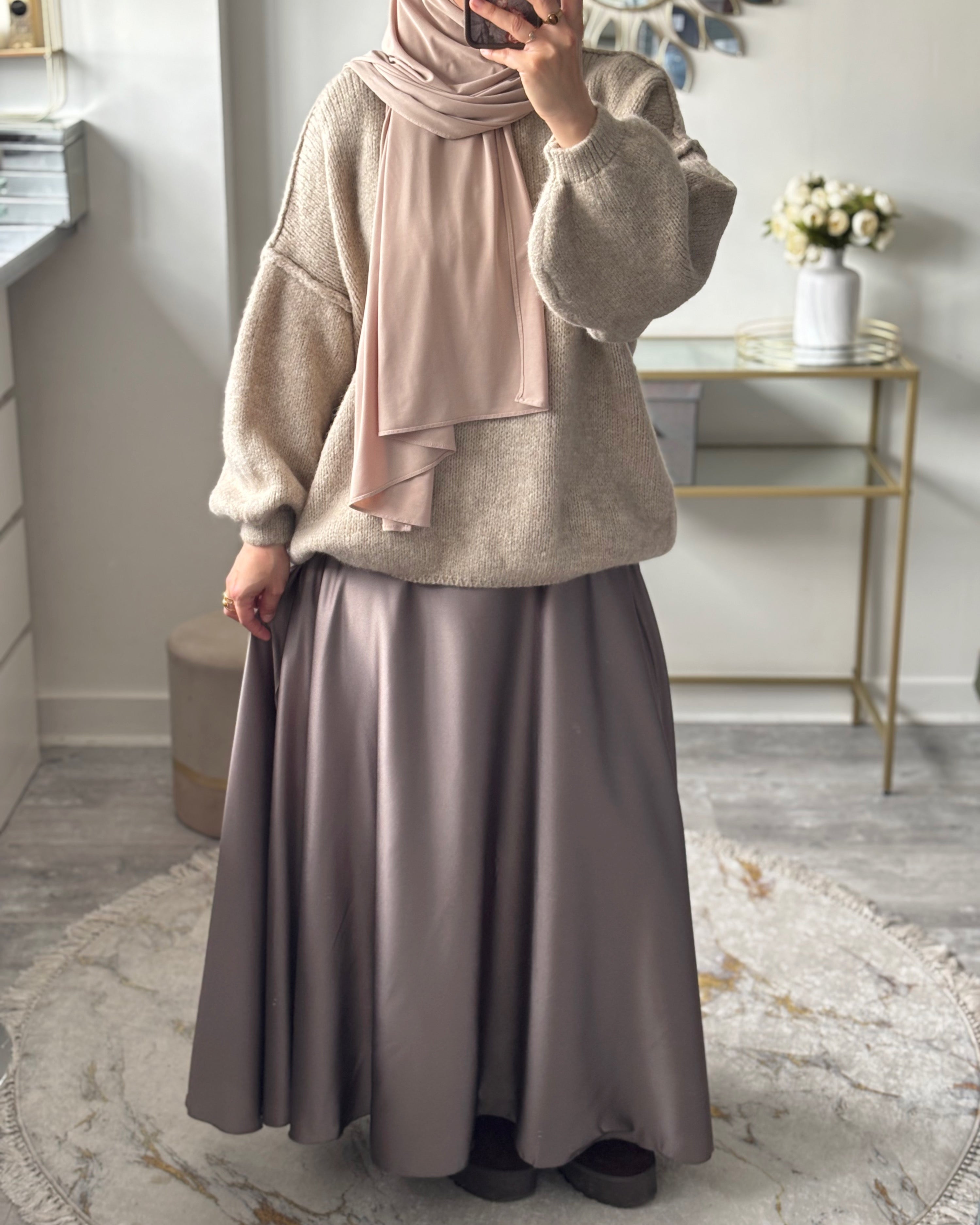 Pull Oversize Col Montant – Élégance et Confort pour un Hiver Stylé