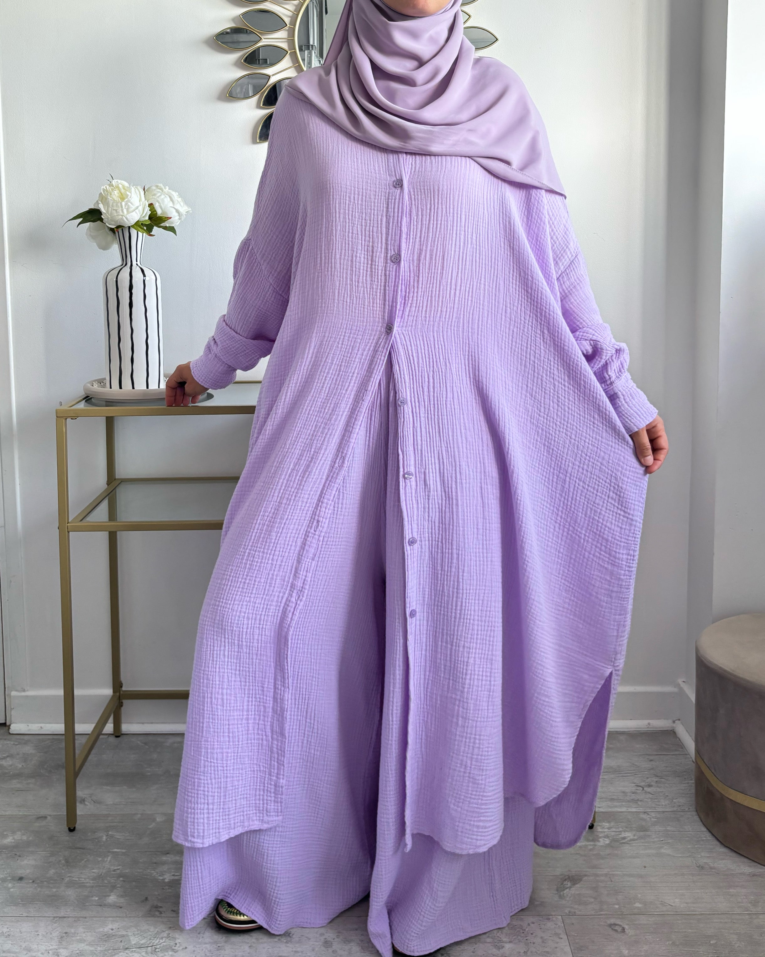 Ensemble Oversize  – 100% Coton Texturé