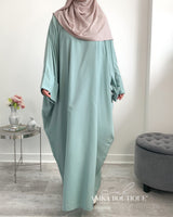 Abaya à pressions aux manches
