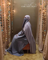 Hijab jersey 2 en 1 facile à enfiler
