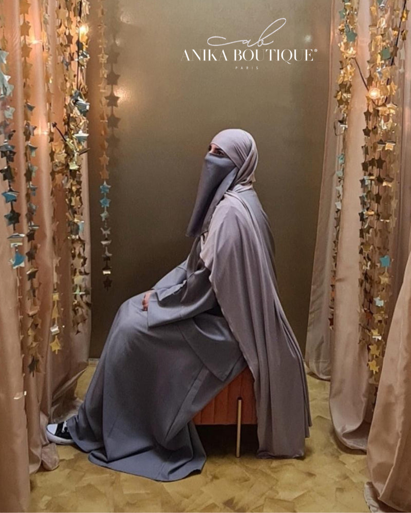 Hijab jersey 2 en 1 facile à enfiler