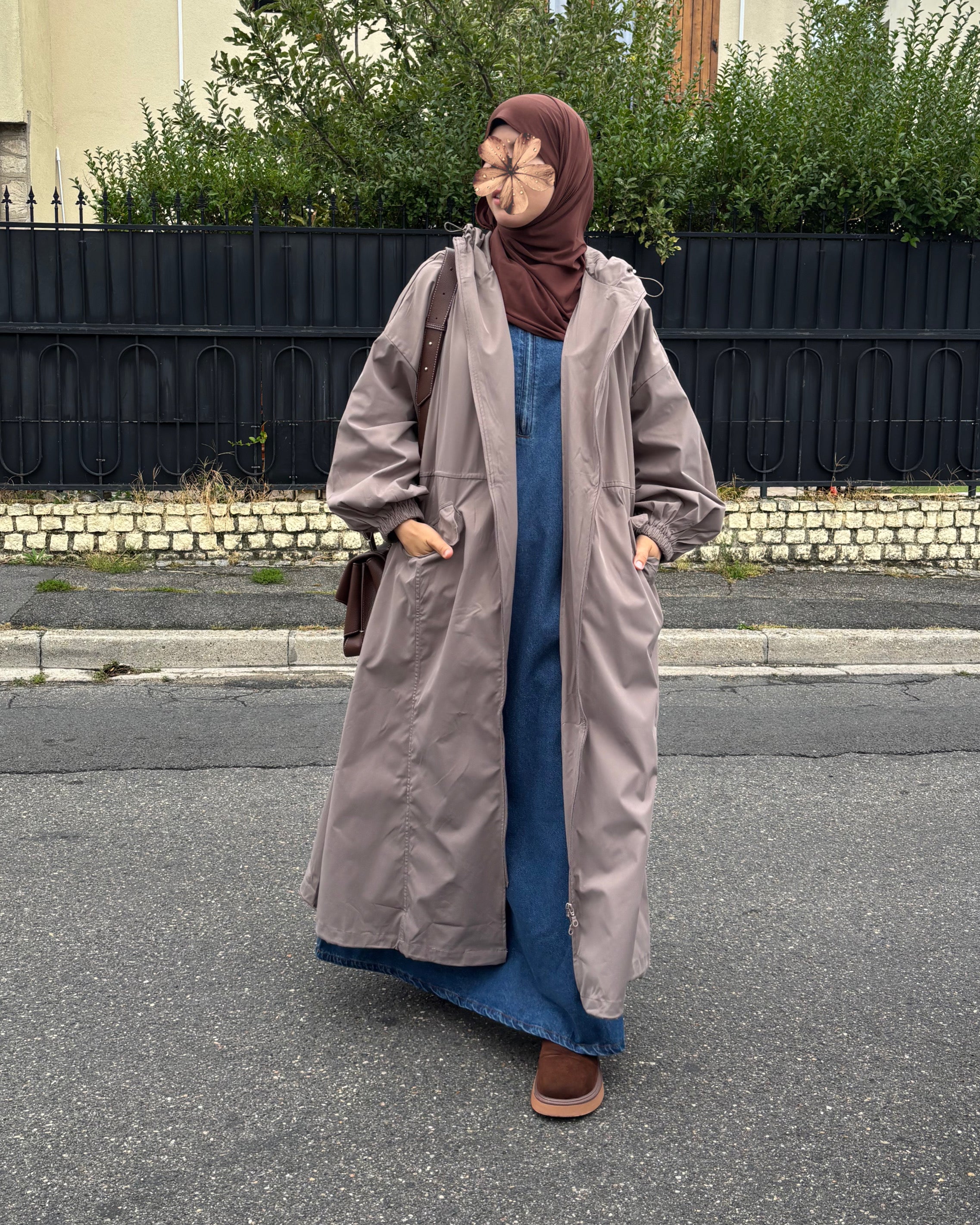 Veste Longue Imperméable & Coupe-Vent