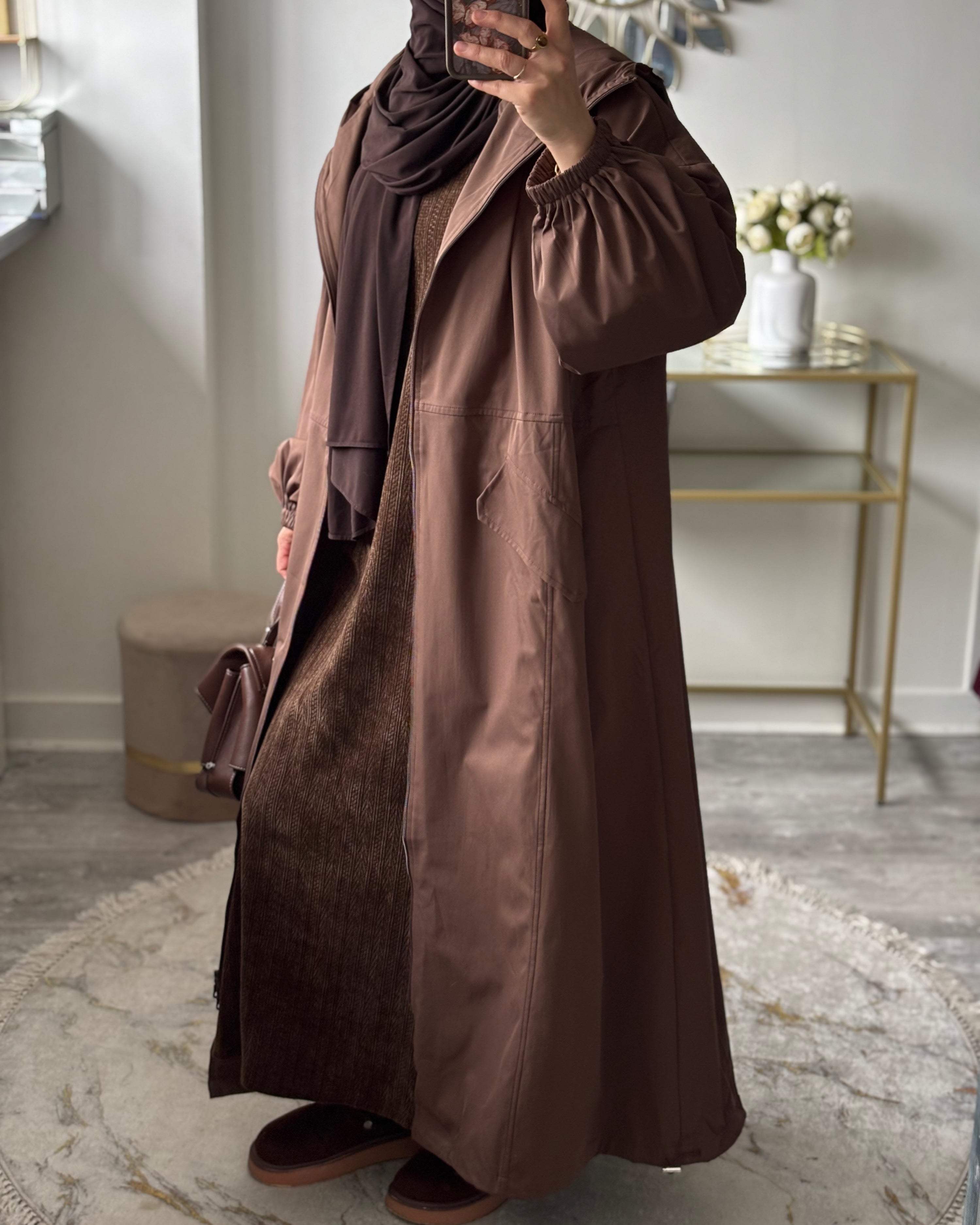 Veste Longue Imperméable & Coupe-Vent